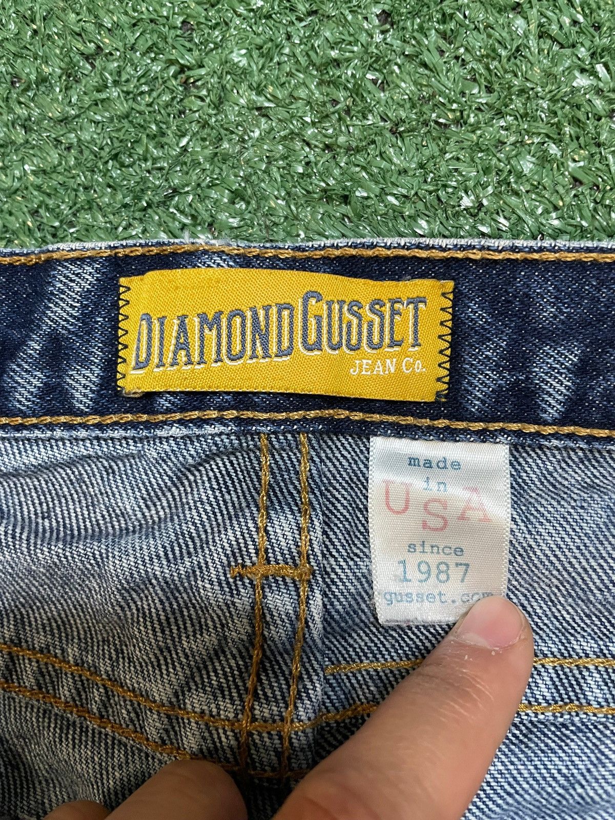 Other Diamond Gusset blue jeans Size US 30 / EU 46 - 4 Thumbnail