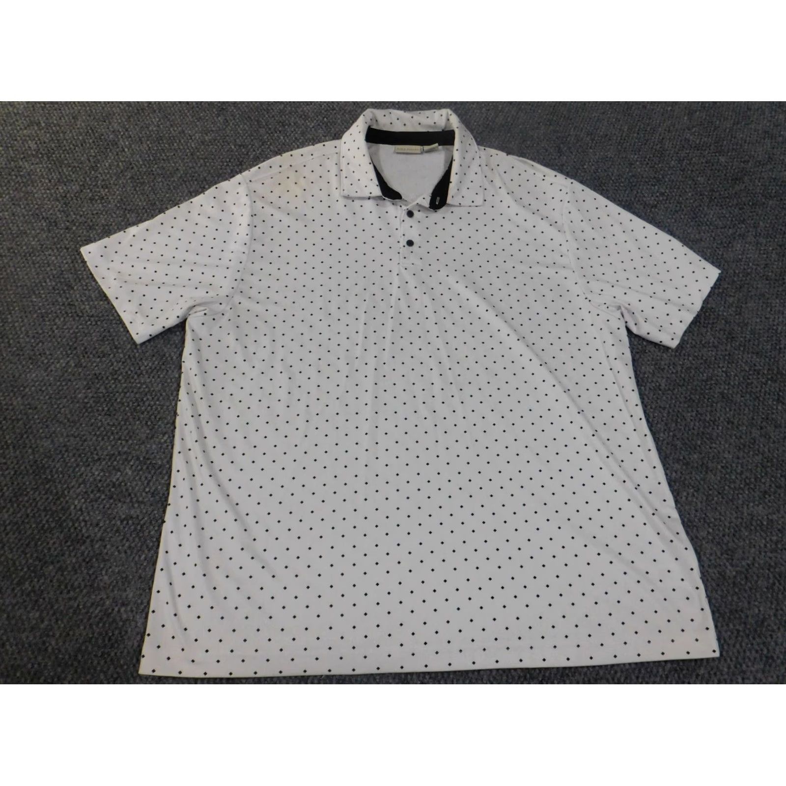 Vintage rorie whalen Golf Polo XXL White Stretch Performance Mens Casual Geometric Size US XXL / EU 58 / 5 - 2 Thumbnail