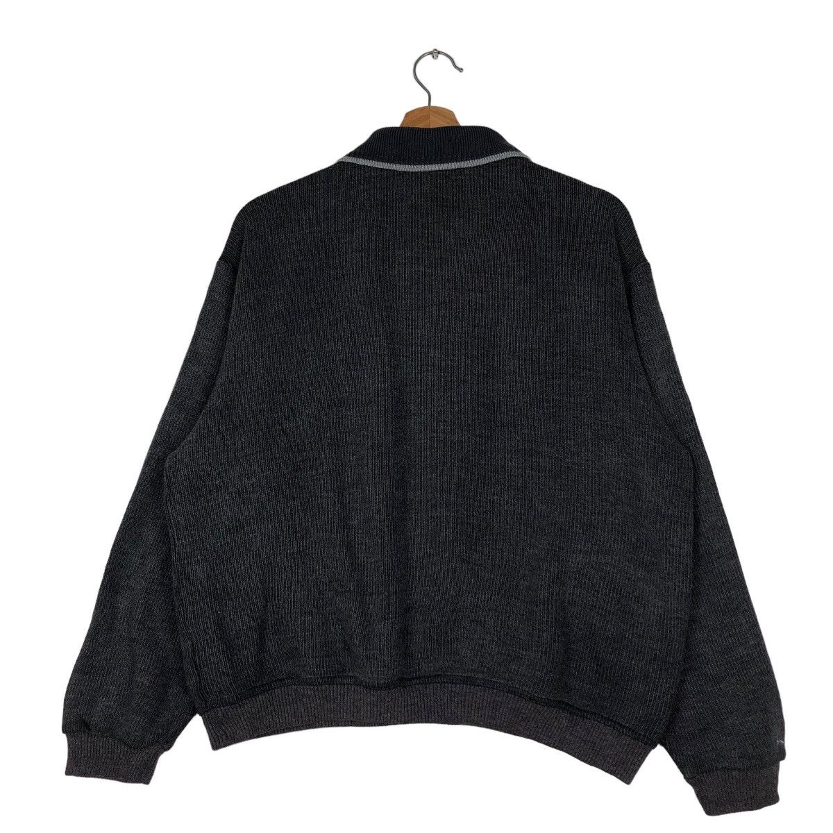 Japanese Brand 🔥Vintage Collar Collague Sweatshirt Claudio Valentino Size US M / EU 48-50 / 2 - 8 Thumbnail