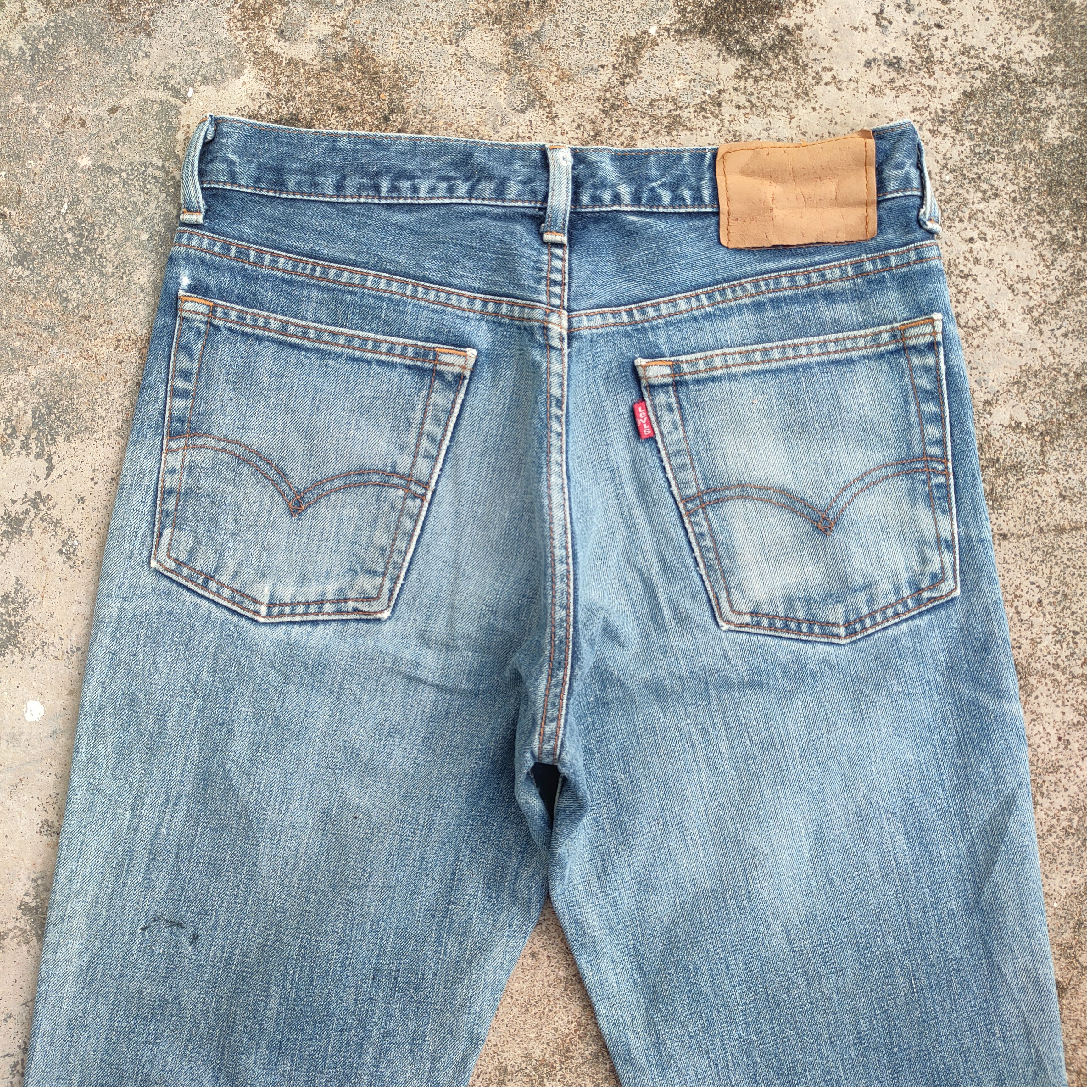Levi's × Vintage VINTAGE LEVI'S 503 FADED RIPPED JEANS DENIM PANTS Size US 31 - 11 Thumbnail
