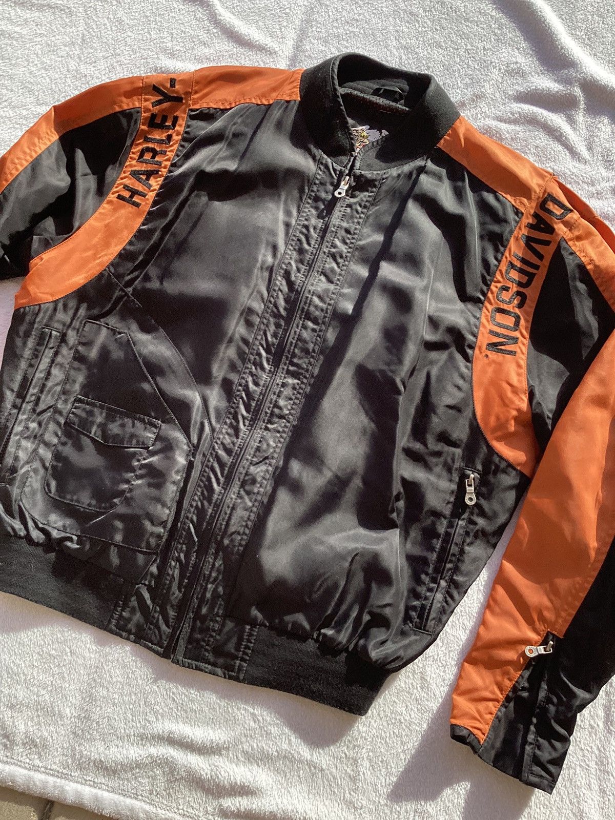 Harley Davidson × Vintage Vintage Harley Davidson biker/motorcycle jacket Size US L / EU 52-54 / 3 - 2 Thumbnail
