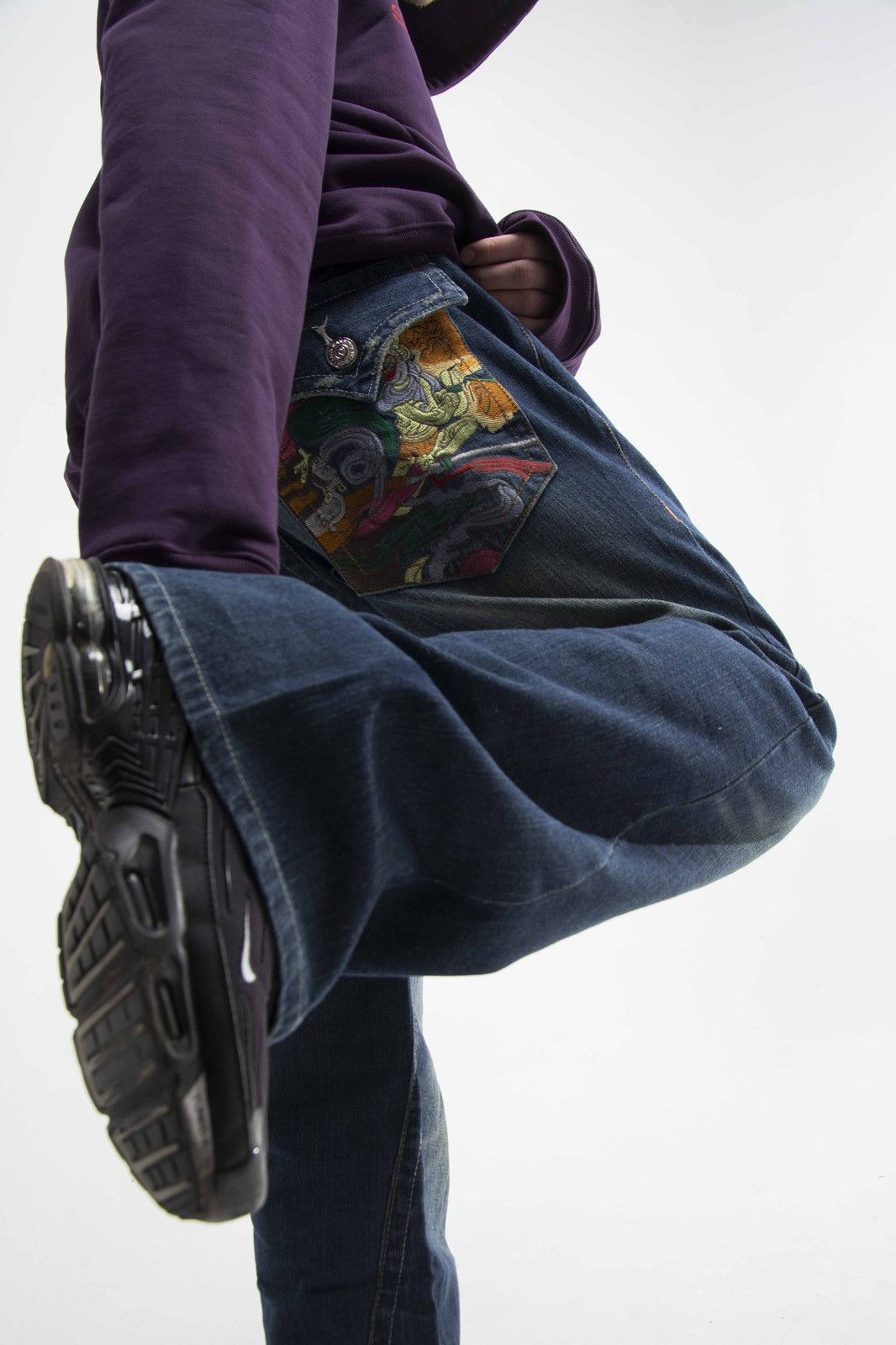 True Religion × Vintage New True Religion Jeans Denim faded pants y2k hype Size US 36 / EU 52 - 1 Thumbnail