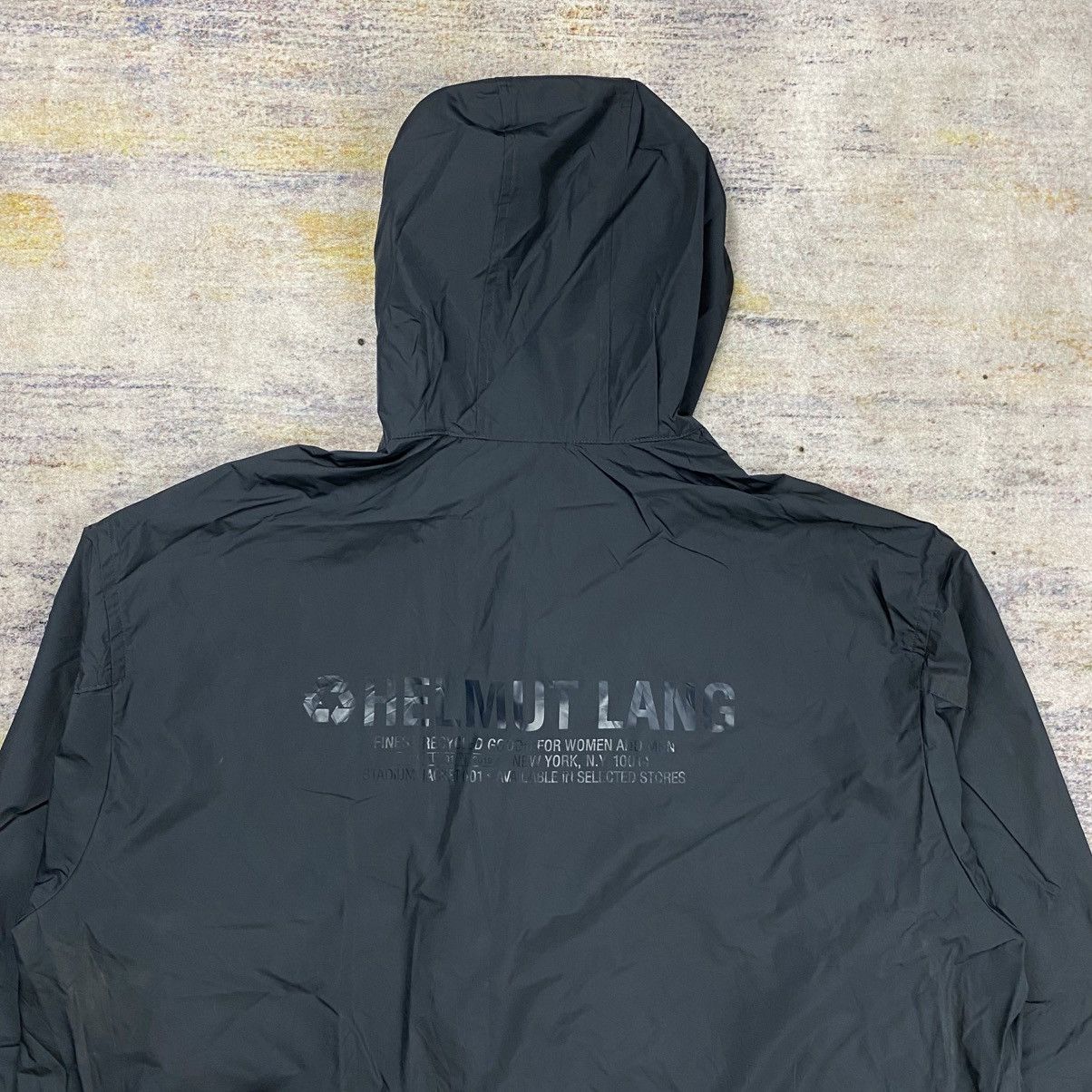 Helmut Lang Helmut lang hooded raincoat recycled nylon jacket Size US XL / EU 56 / 4 - 6 Thumbnail