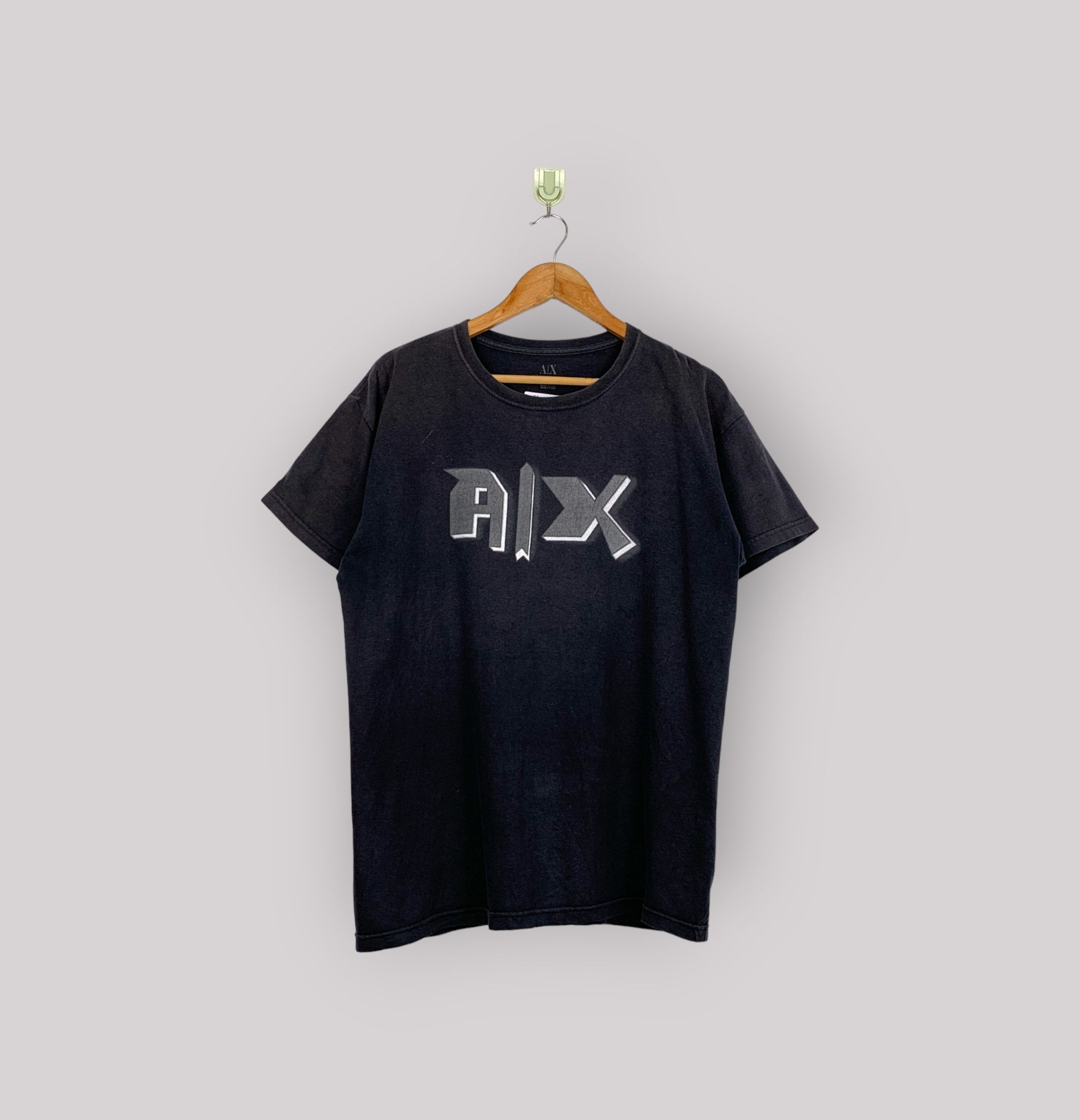 Armani Exchange × Vintage Armani Exchange Spellout Big Logo Tee TA0312 Size US M / EU 48-50 / 2 - 1 Thumbnail