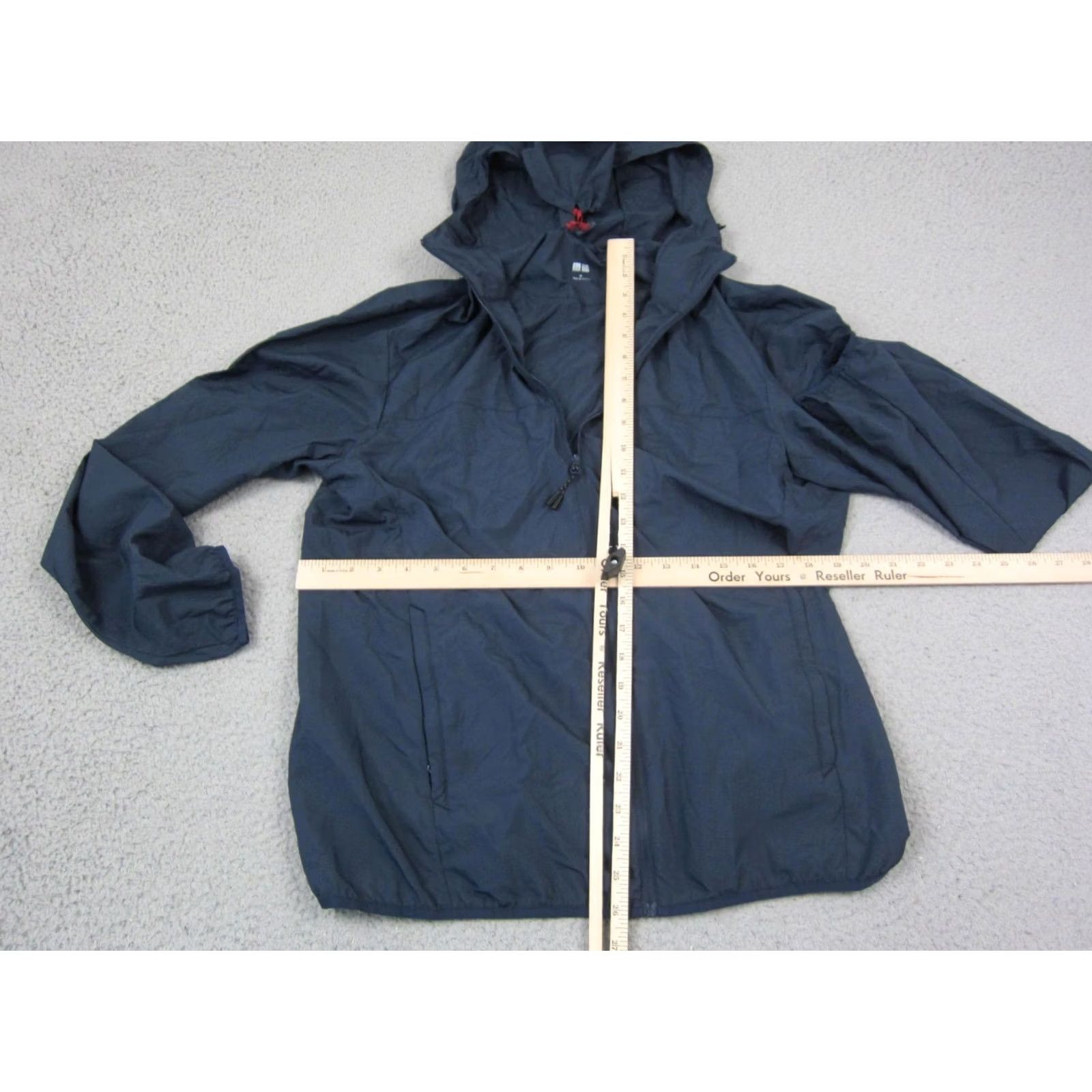 Uniqlo Uniqlo Jacket Mens Medium Blue Windbreaker Ripstop Hooded Full Zip Outdoors Size US M / EU 48-50 / 2 - 7 Thumbnail