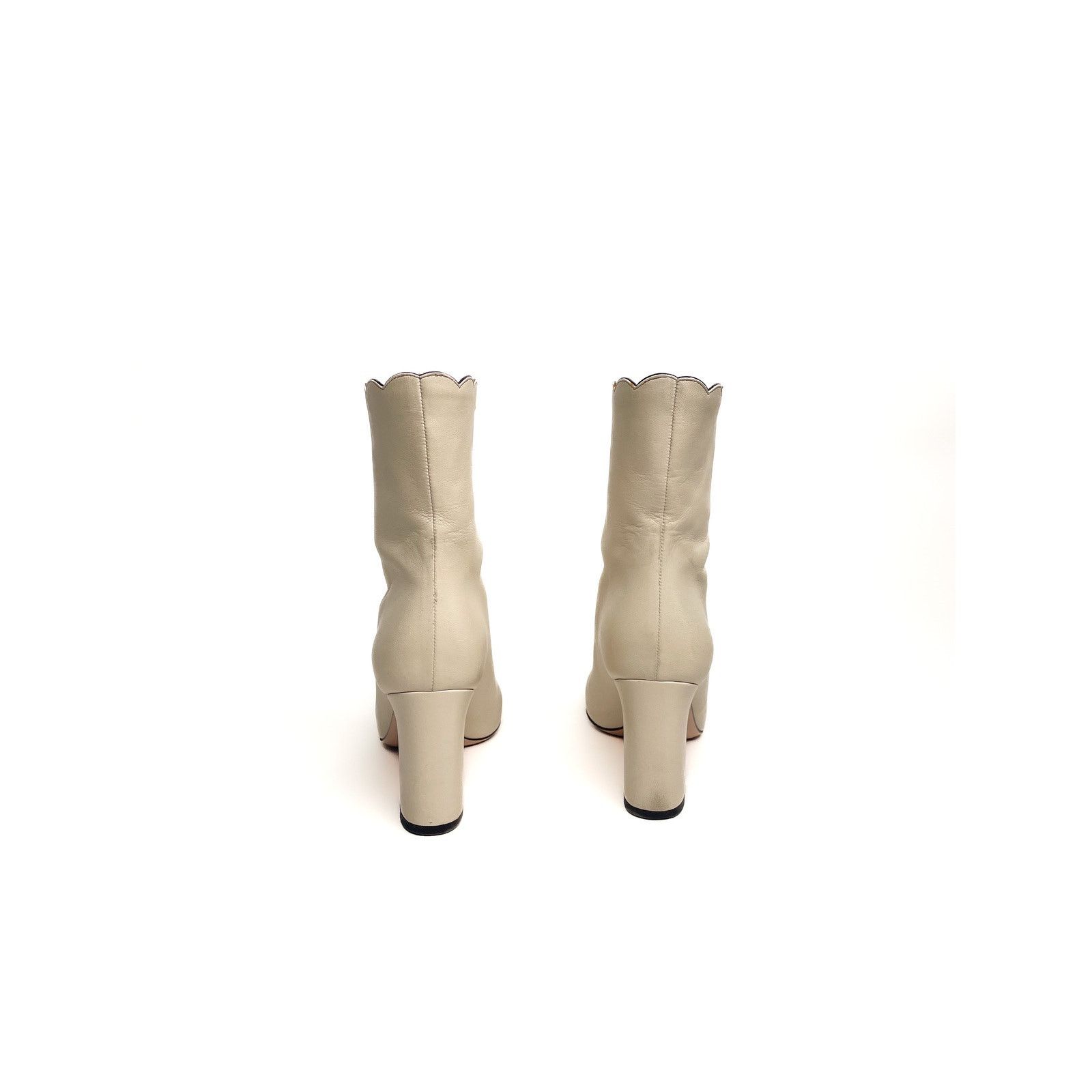Gucci Cream Short Boots Size US 8 / IT 38 - 5 Thumbnail