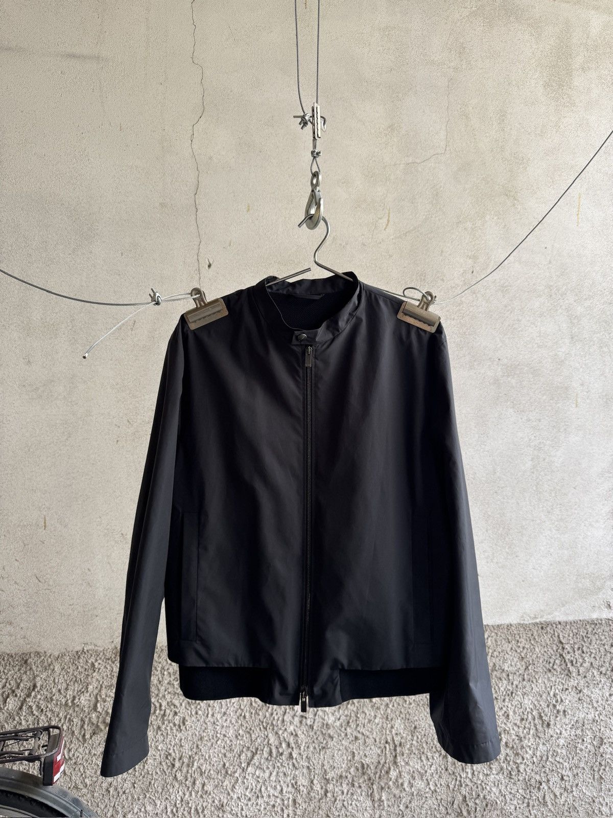Jil Sander Jil Sander Double Layered Black Nylon Moto J Size US M / EU 48-50 / 2 - 1 Thumbnail