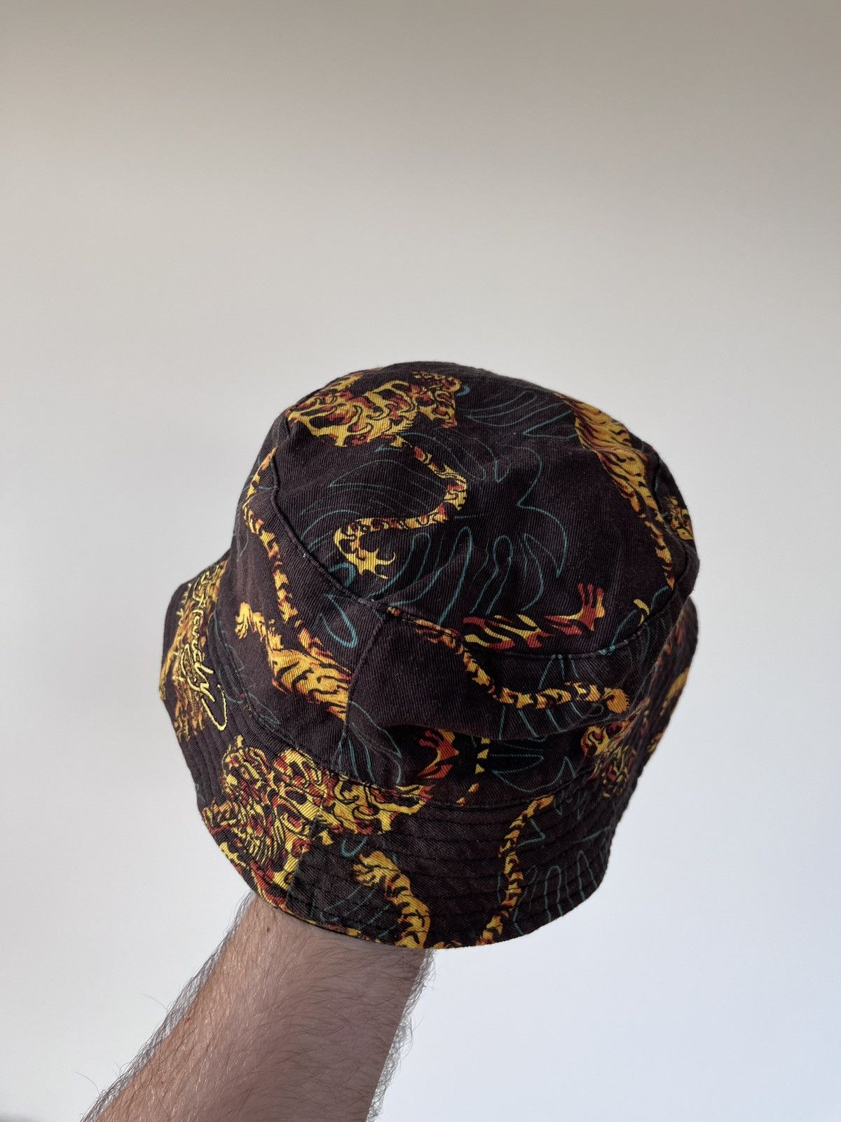 Ed Hardy Ed Hardy Tiger Print Bucket Hat Size ONE SIZE - 3 Thumbnail