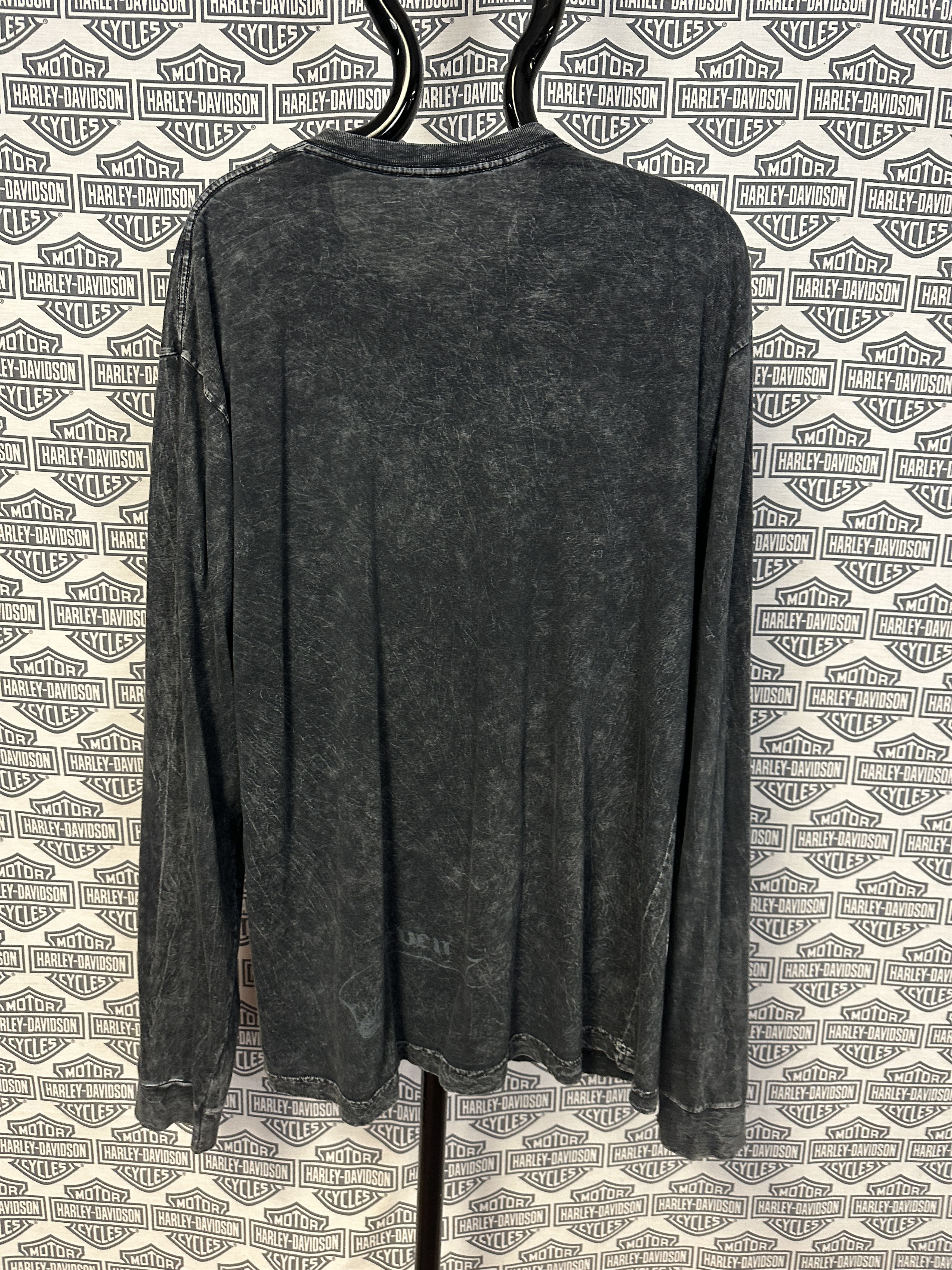 Seven 7 Y2K Cyber Goth Seven 7 Skull Long Sleeve Shirt XXL Size US XXL / EU 58 / 5 - 6 Thumbnail