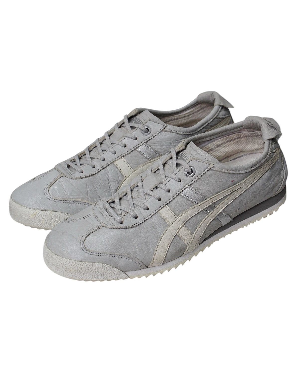 Asics × Onitsuka Tiger × Vintage ONITSUKA TIGER MEXICO 66 DELUXE – GREY LEATHER Size US 6 / EU 39 - 2 Thumbnail