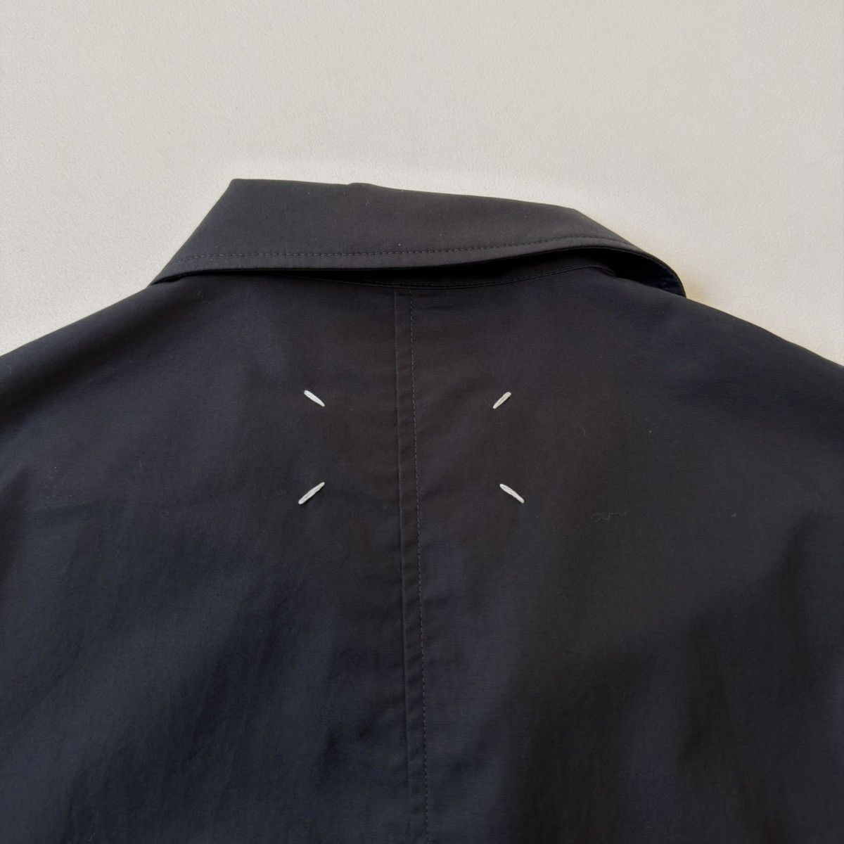 Maison Margiela S/S 19 Black Cotton Military Patch Over Shirt Size US M / EU 48-50 / 2 - 15 Thumbnail