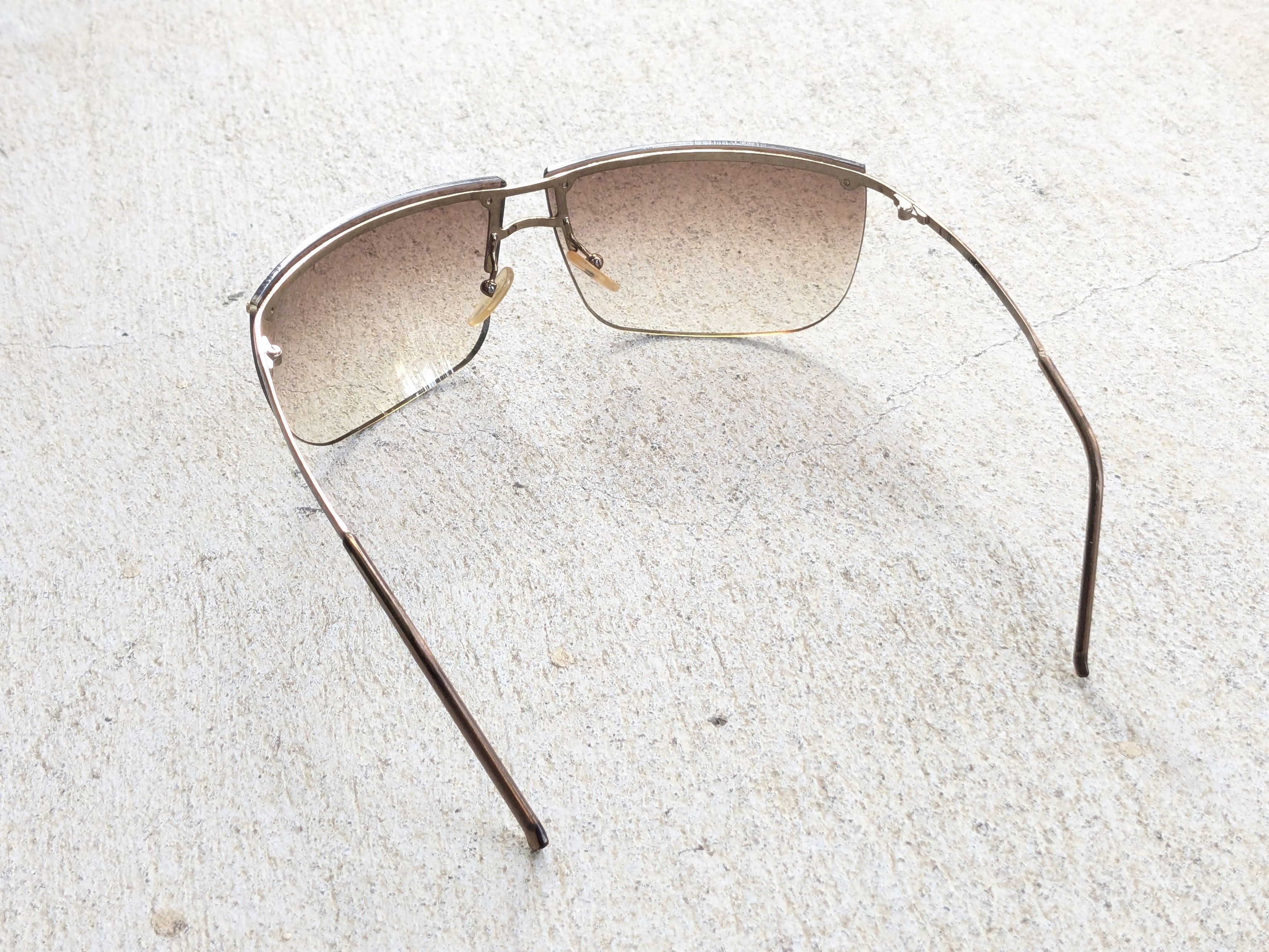 Gucci Gucci Sunglasses GG2652/S Brown Gold Y2K Frameless Size ONE SIZE - 6 Thumbnail