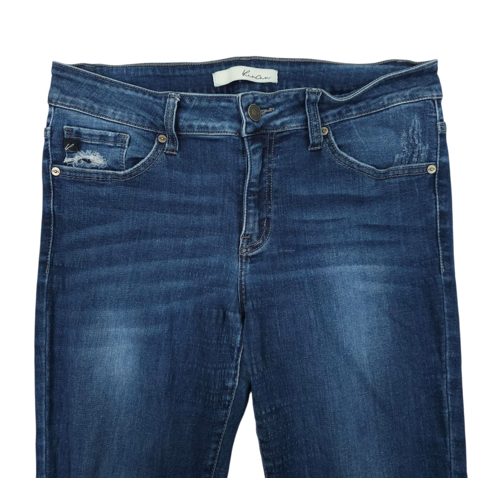 Kancan USA Kancan Skinny Ankle Jeans Womens 11/29 Distressed Ripped Size 30" / US 8 / IT 44 - 9 Thumbnail
