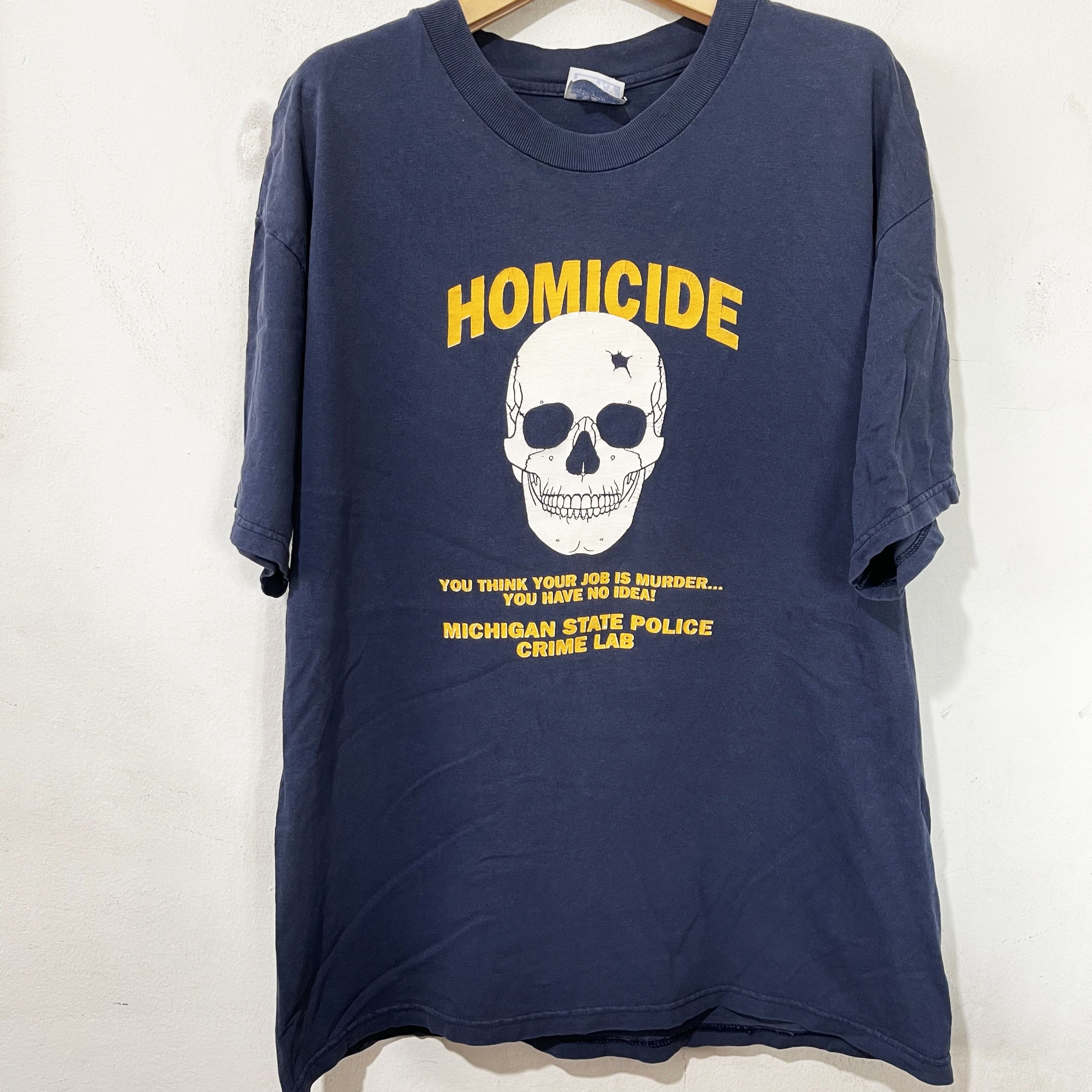 Vintage Vintage Michigan State Police Crime Lab T-Shirt Size US L / EU 52-54 / 3 - 1 Thumbnail
