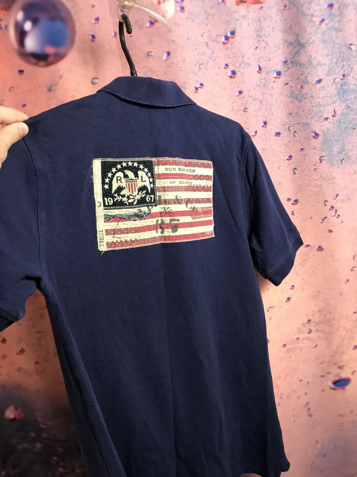 Vintage Vintage Polo Ralph Lauren USA luxury polo tee Size US S / EU 44-46 / 1 - 4 Thumbnail