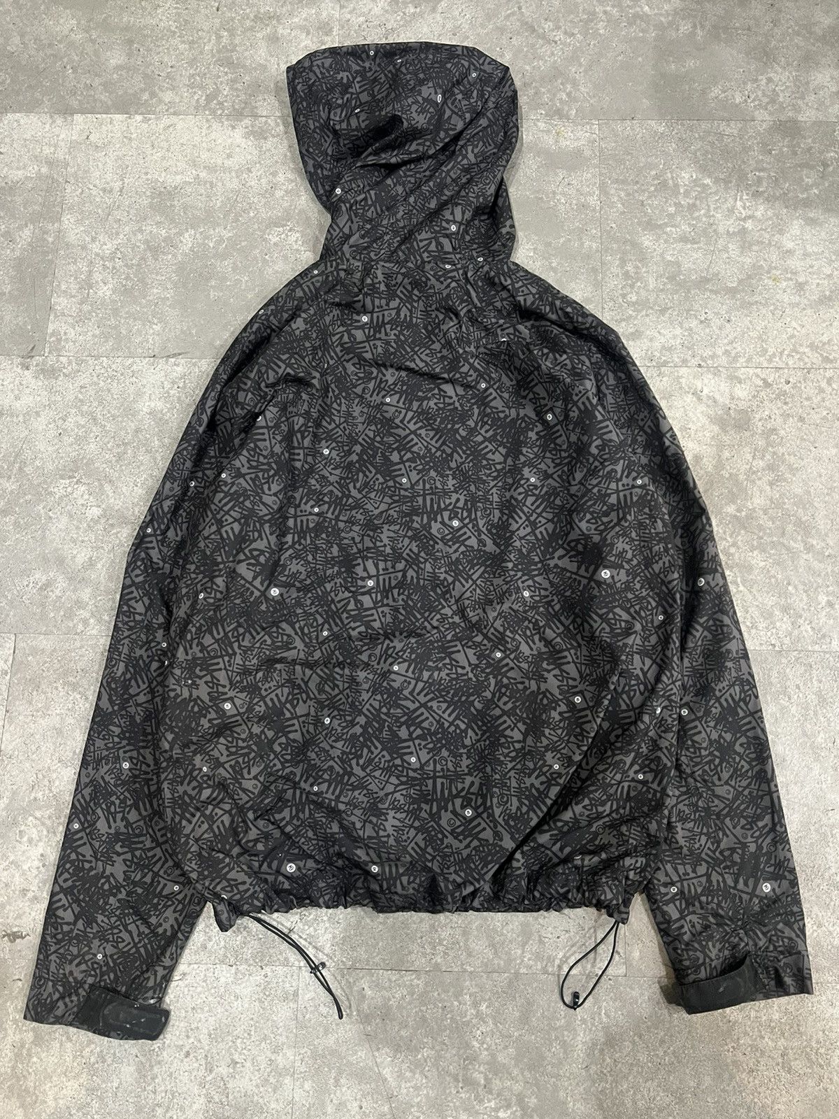 Stussy 2000s Archival Stussy Shawn All Over Print Hodded Jacket y2k Size US L / EU 52-54 / 3 - 2 Thumbnail