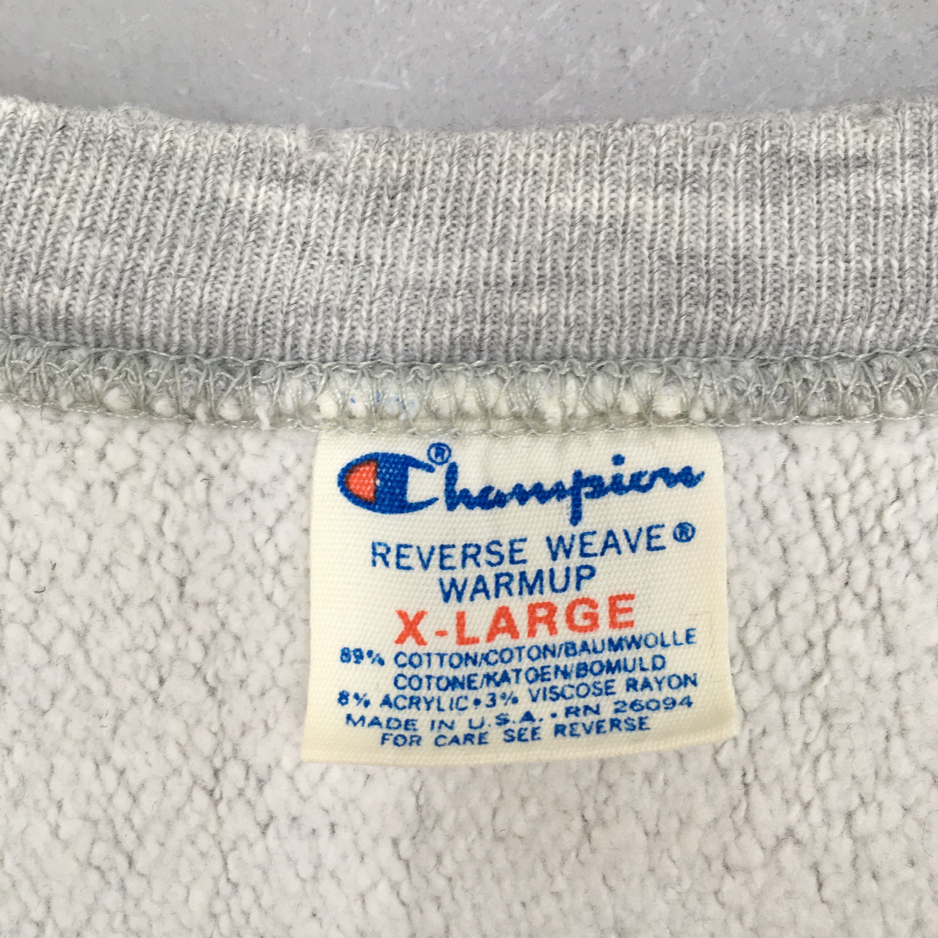 Champion × Vintage Vintage 80s Champion Reverse Weave ΣΔΤ Sweatshirt XLarge Size US XL / EU 56 / 4 - 4 Thumbnail