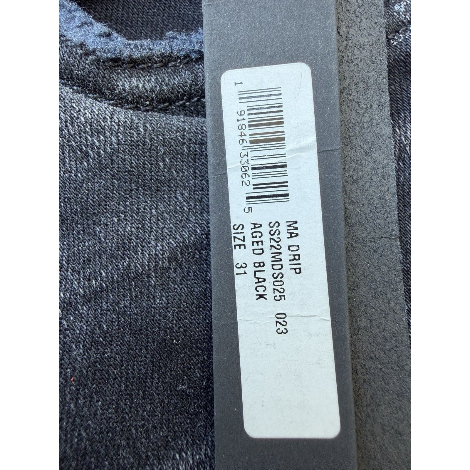 Amiri Size 31 - Amiri Aged Black MA Drip Jeans NEW/RETAIL $1,290 Size US 31 - 5 Thumbnail