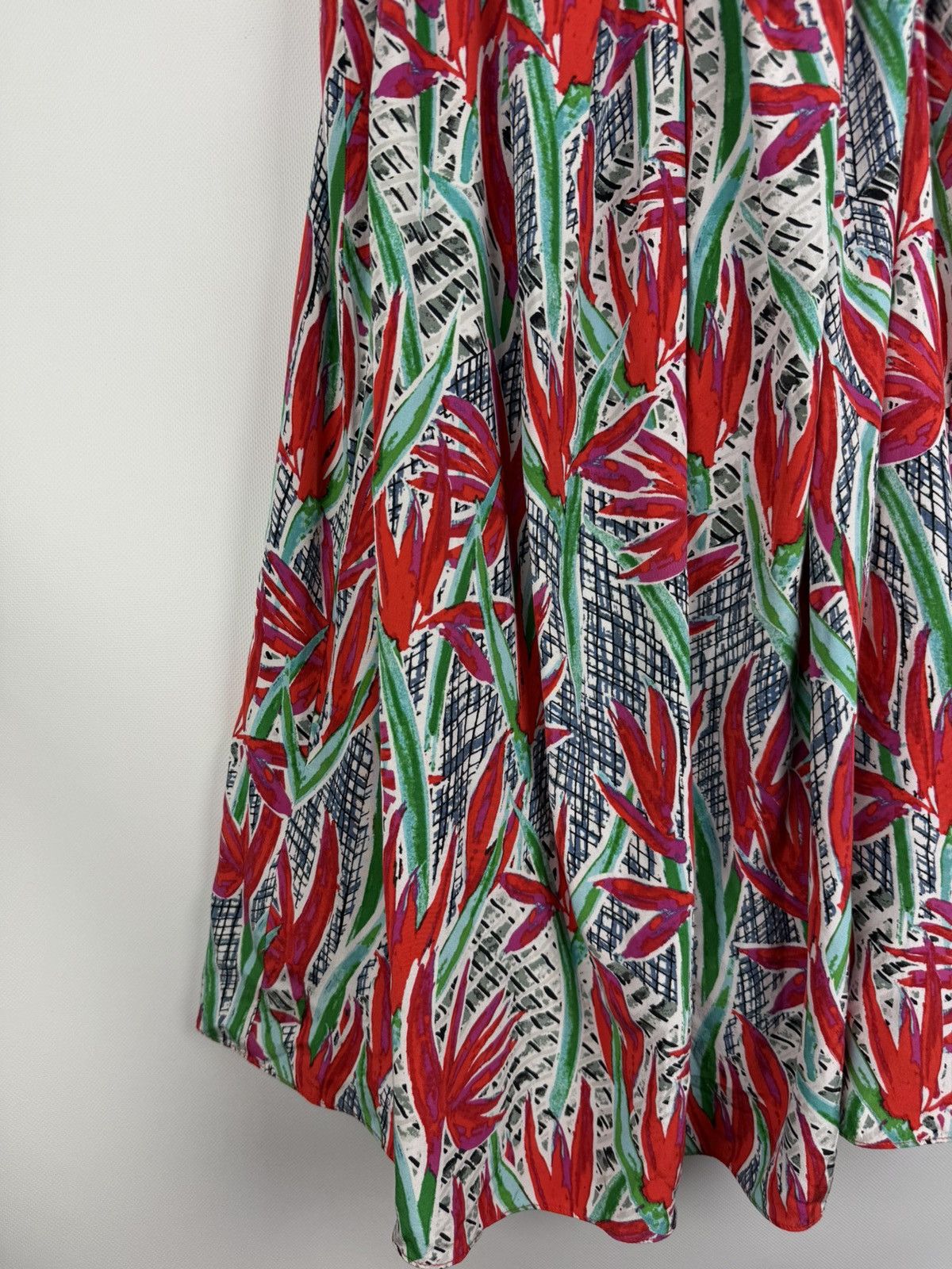 Kenzo Kenzo Ladies Floral Pattern Short Sleeve Silk Tunic Dress Size XS / US 0-2 / IT 36-38 - 6 Thumbnail