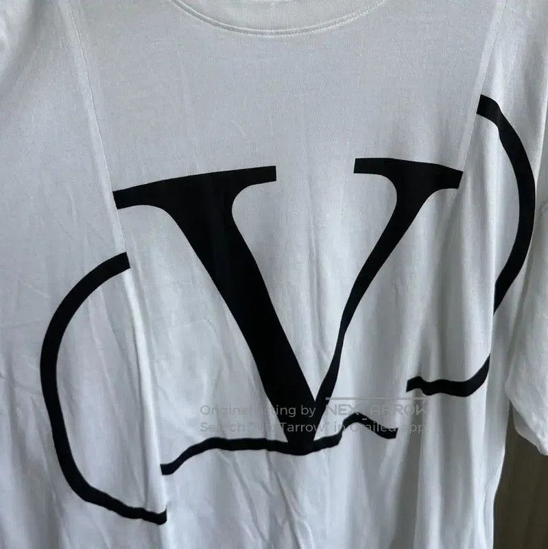 Valentino Valentino White Cotton Men's T-Shirt XL . Size US XL / EU 56 / 4 - 3 Thumbnail