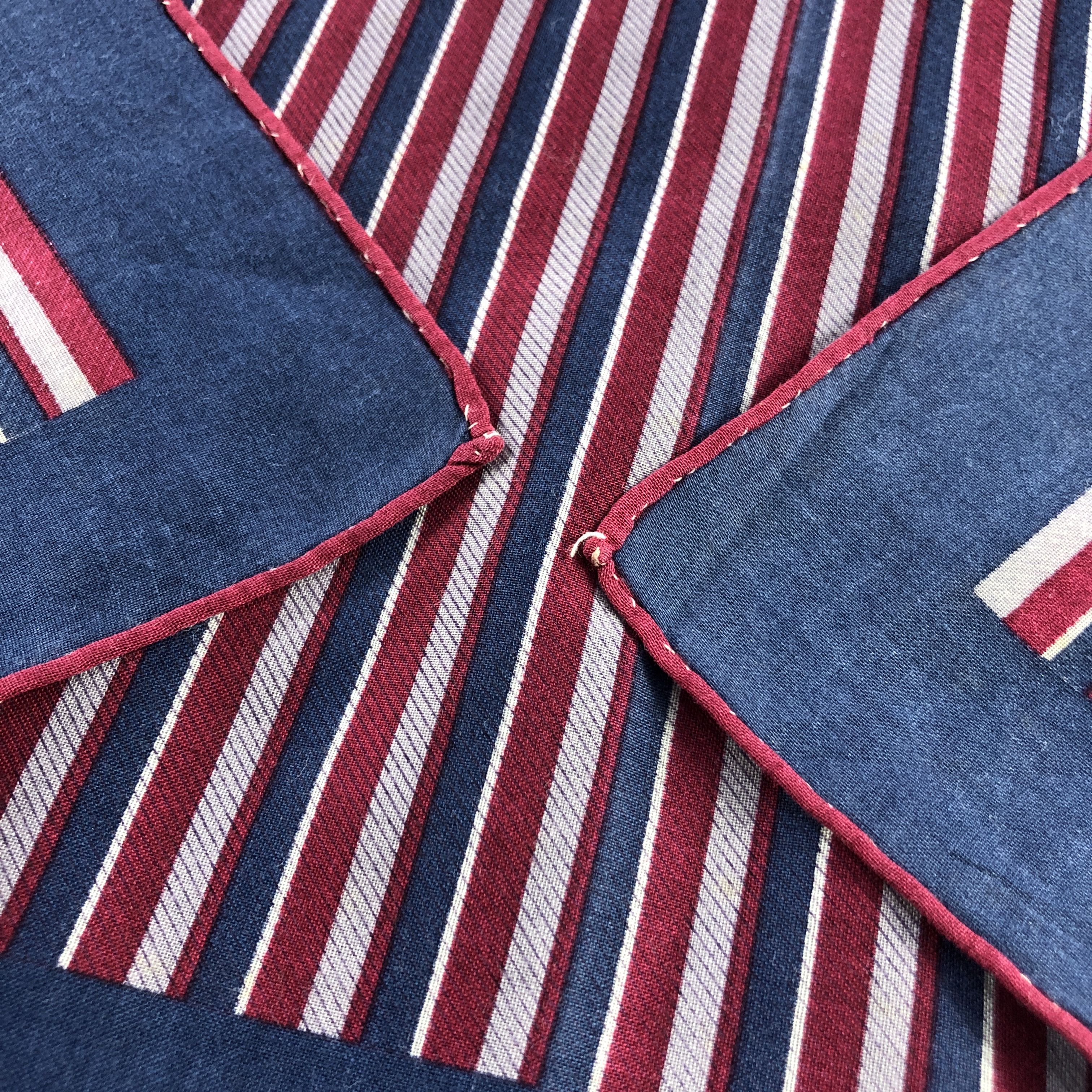 Alfred Dunhill Dunhill Hand Rolled Handkerchief Neckerchief Bandana H2455 Size ONE SIZE - 6 Thumbnail