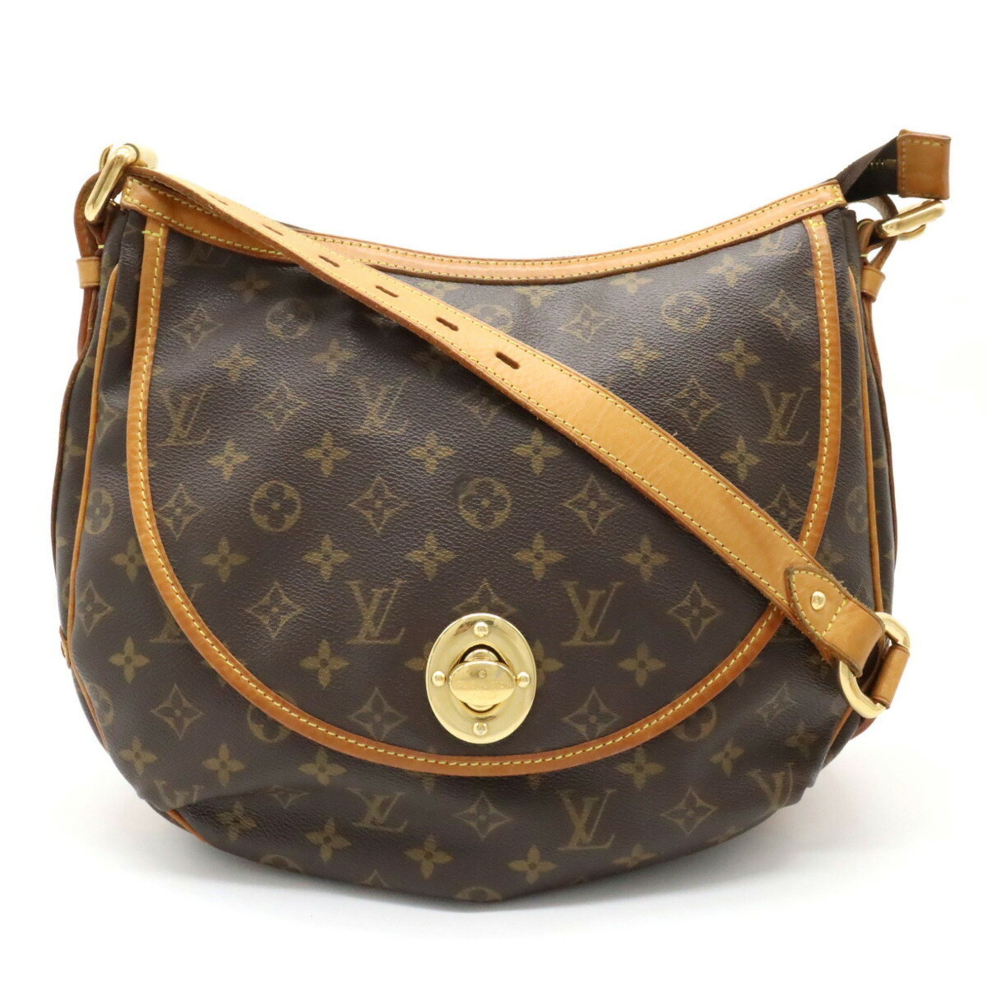 Auth Louis Vuitton Monogram Turam GM M40075 Women's Shoulder Bag