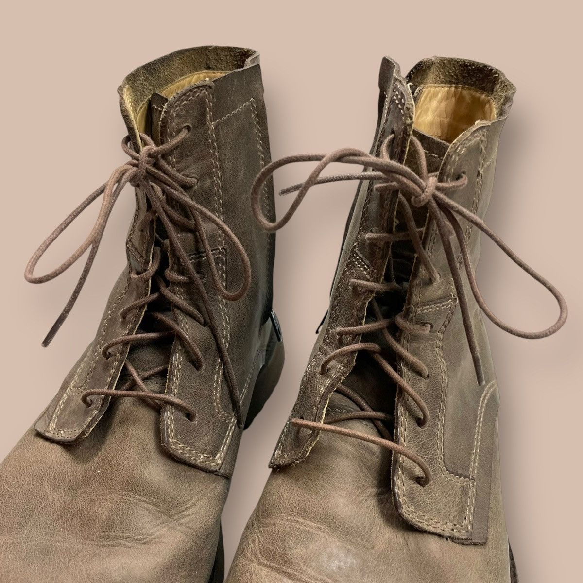 Clarks Clarks Zippers Lace-Up Combat Boots Size US 9 / EU 42 - 14 Thumbnail