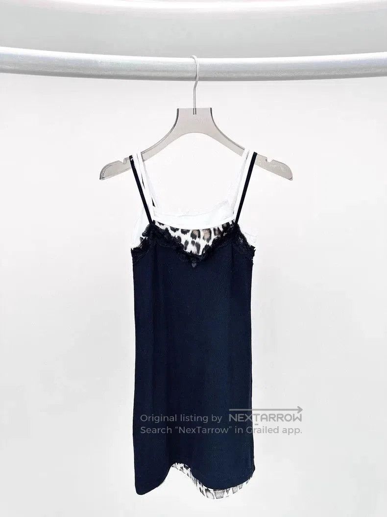 Balenciaga Runway Leopard Print Camisole Dress.