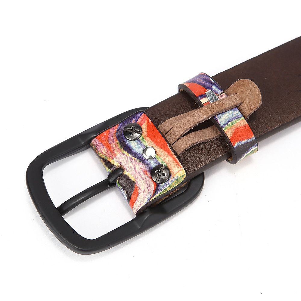 Designer × Vintage Rainbow High Quality Printed Belt Size ONE SIZE - 5 Thumbnail