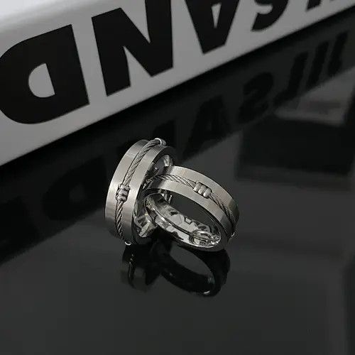 Jewelry New Trend Jewelry Rings Open Size Chrome Ring (Size 7-13) Size ONE SIZE - 1 Thumbnail
