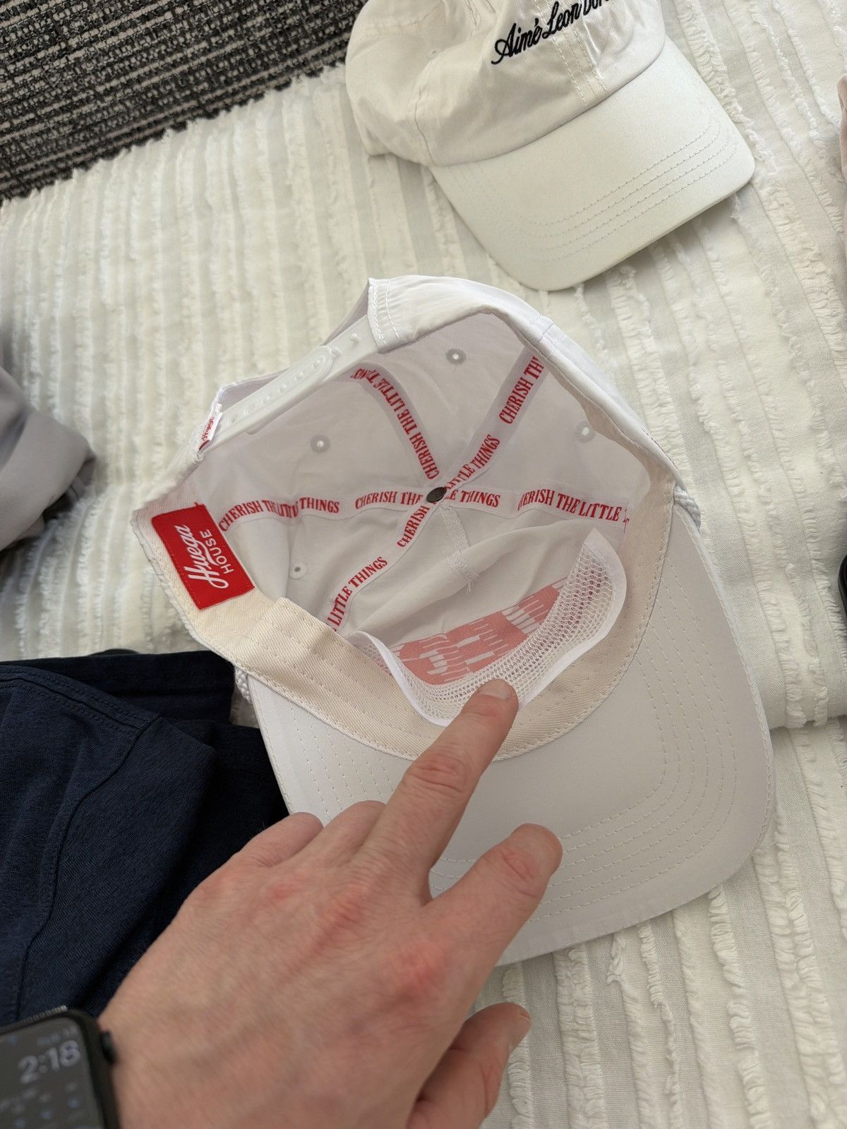 Other White Huega House Hat never worn Size ONE SIZE - 1 Thumbnail