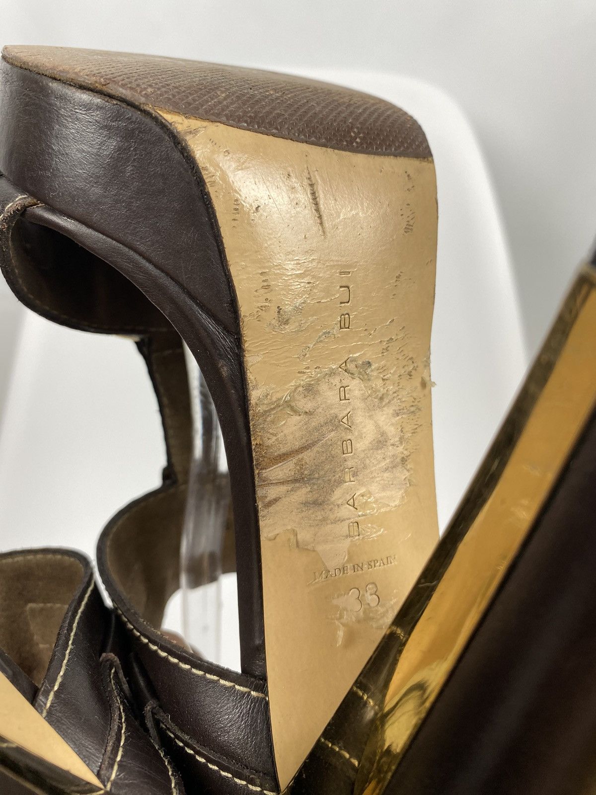 Barbara Bui Barbara Bui Genuine Leather Heels Sandals size 38 Size US 8 / IT 38 - 8 Thumbnail