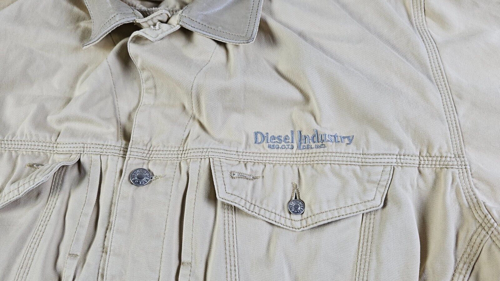 Diesel Vintage 90s Diesel Denver Jacket Leather Made in Italy L Size US L / EU 52-54 / 3 - 6 Thumbnail