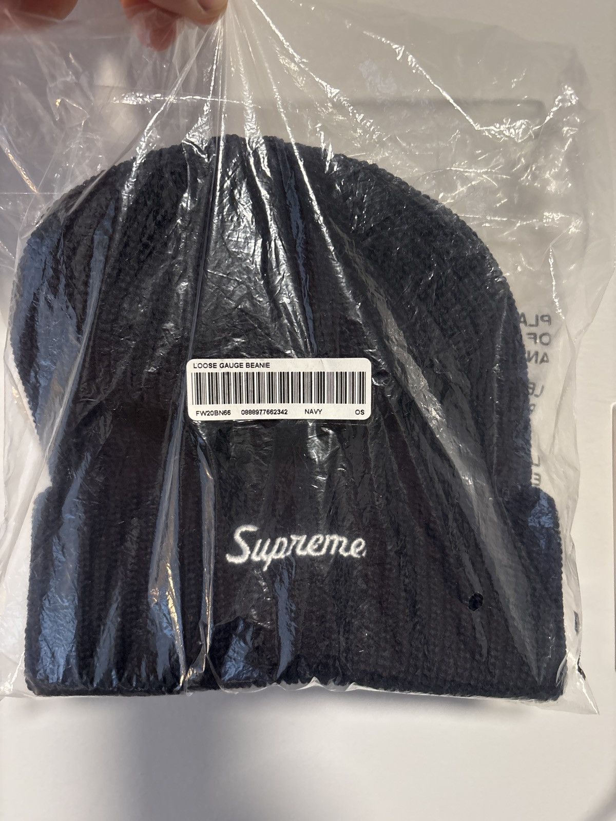 Supreme Supreme Loose Gauge Beanie FW20 Size ONE SIZE - 1 Thumbnail