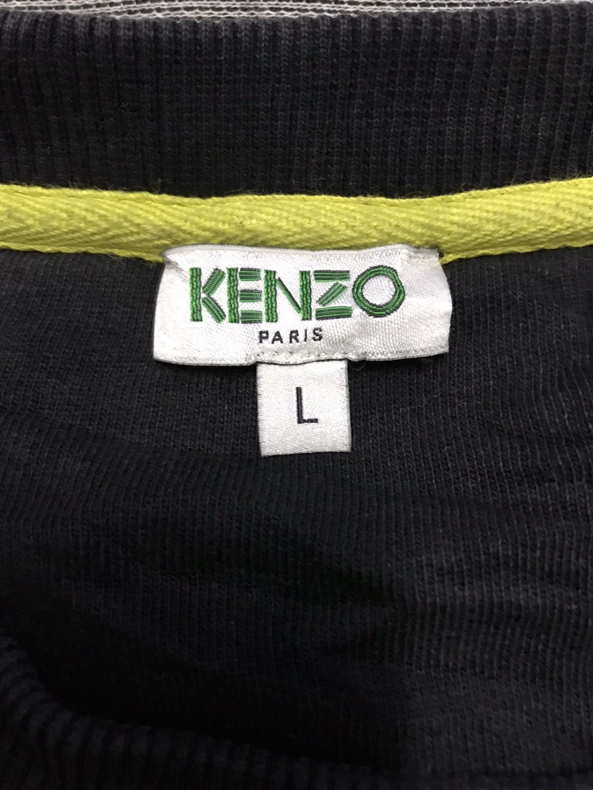 Kenzo Kenzo Paris Black Blue Eye Logo Sweatshirt Size US L / EU 52-54 / 3 - 8 Thumbnail