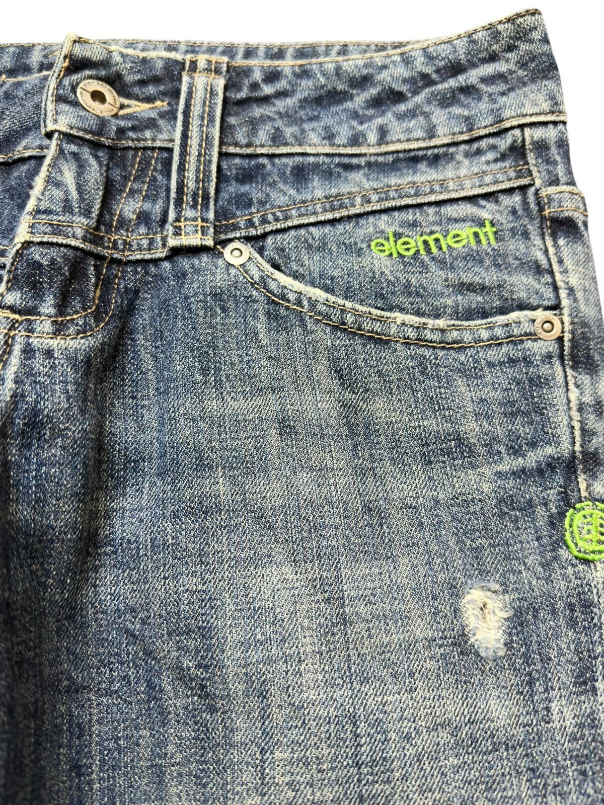 Element Vintage Element Denim Straight Distressed Denim Size US 30 / EU 46 - 3 Thumbnail