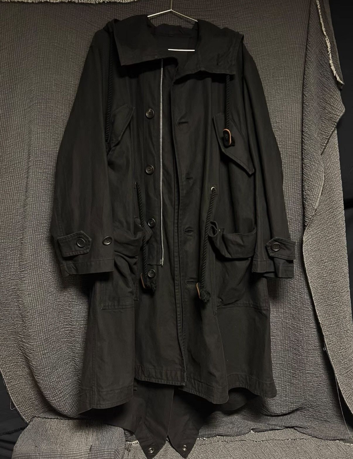 Yohji Yamamoto Yohji Yamamoto 20SS Ys Coat Washed Coat Size US M / EU 48-50 / 2 - 1 Thumbnail