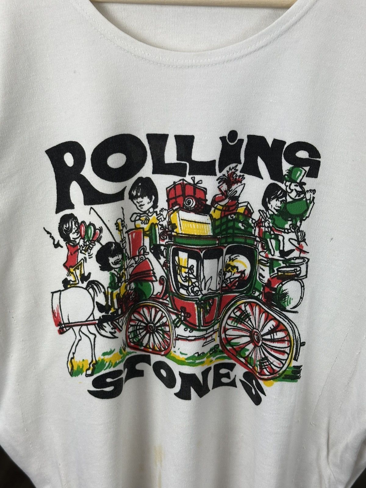 Band Tees 1980 Vintage Rolling Stones Tour Tee Top Size US S / EU 44-46 / 1 - 5 Thumbnail