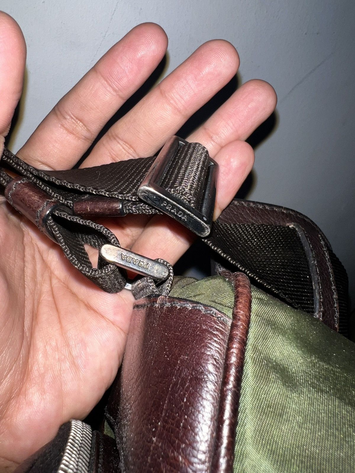 Other Prada Tessuto Nylon Green Messenger Bag Size ONE SIZE - 9 Thumbnail