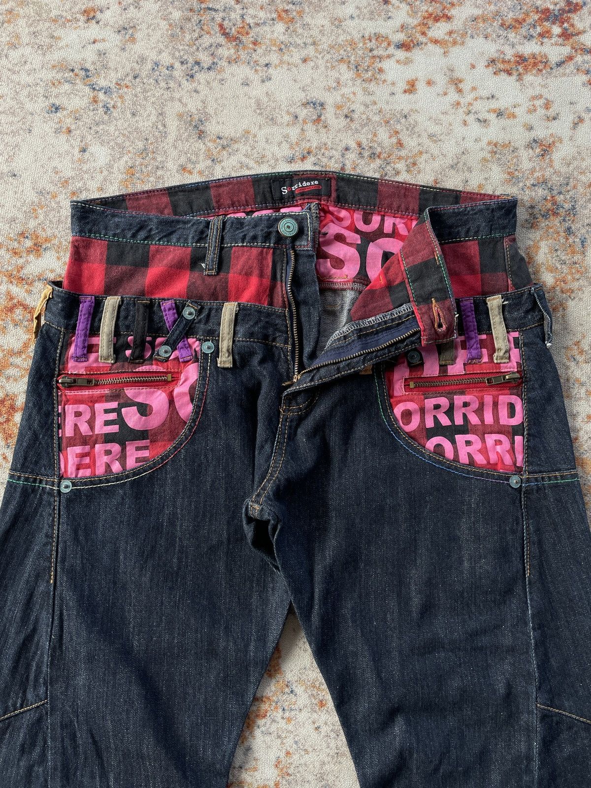 Hysteric Glamour SORRIDERE DOUBLE WAIST LOOK LIKE HYSTERIC Size US 33 - 3 Thumbnail