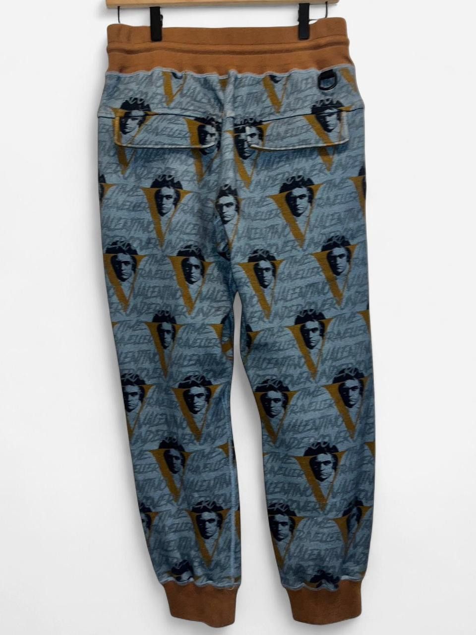 Undercover × Valentino V Face Logo Allover Print Joggers Size US 28 / EU 44 - 4 Thumbnail