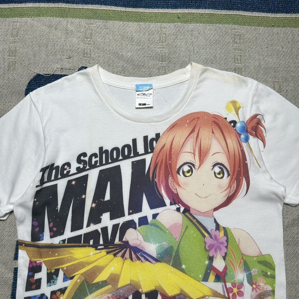 Anime The School Idol Movie Rin Hoshizora Anime T-Shirt Size L / US 10 / IT 46 - 2 Thumbnail