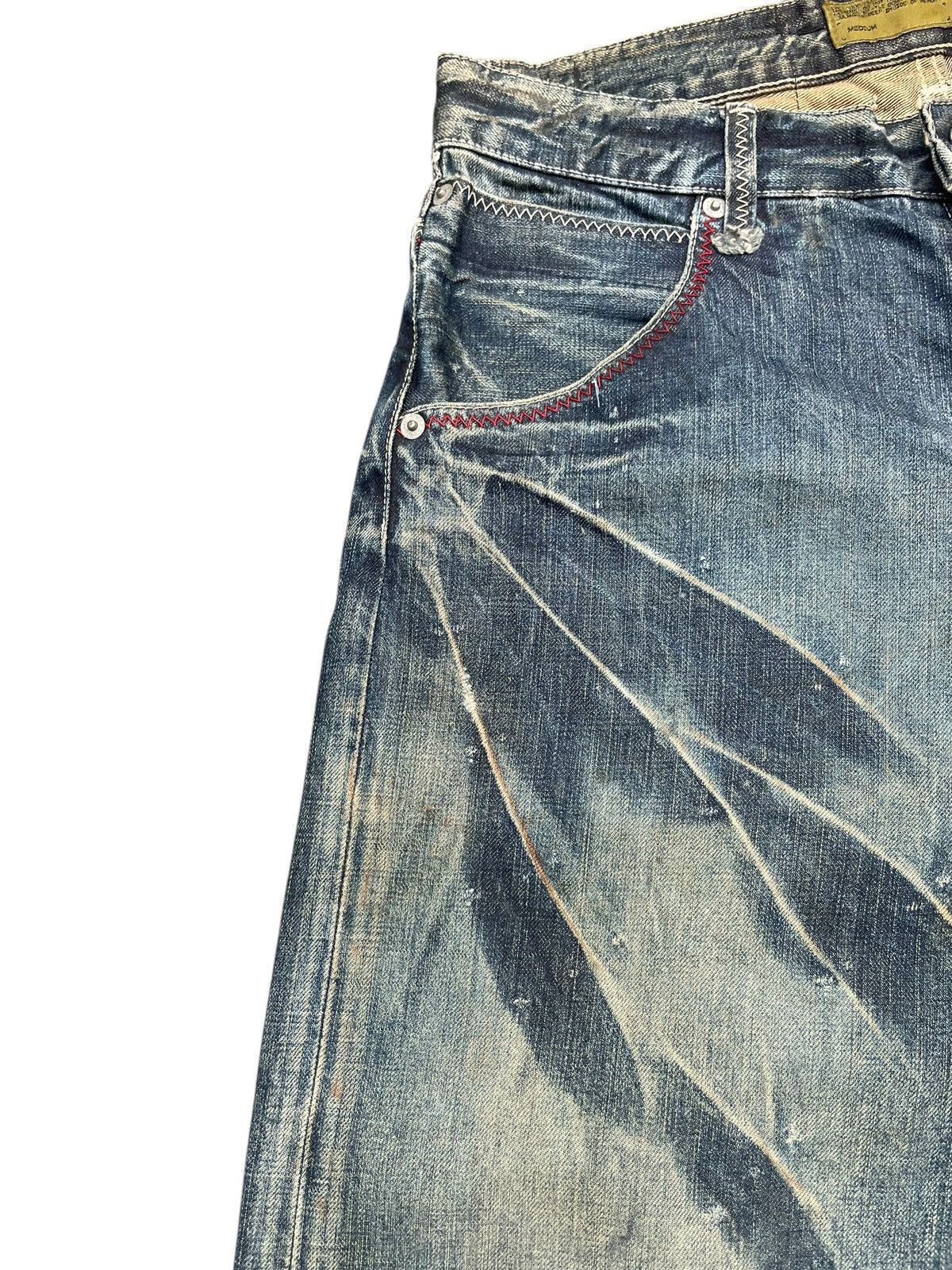 BAL × Japanese Brand Vintage Bal Denim Faded & Distresed Size US 31 - 6 Thumbnail