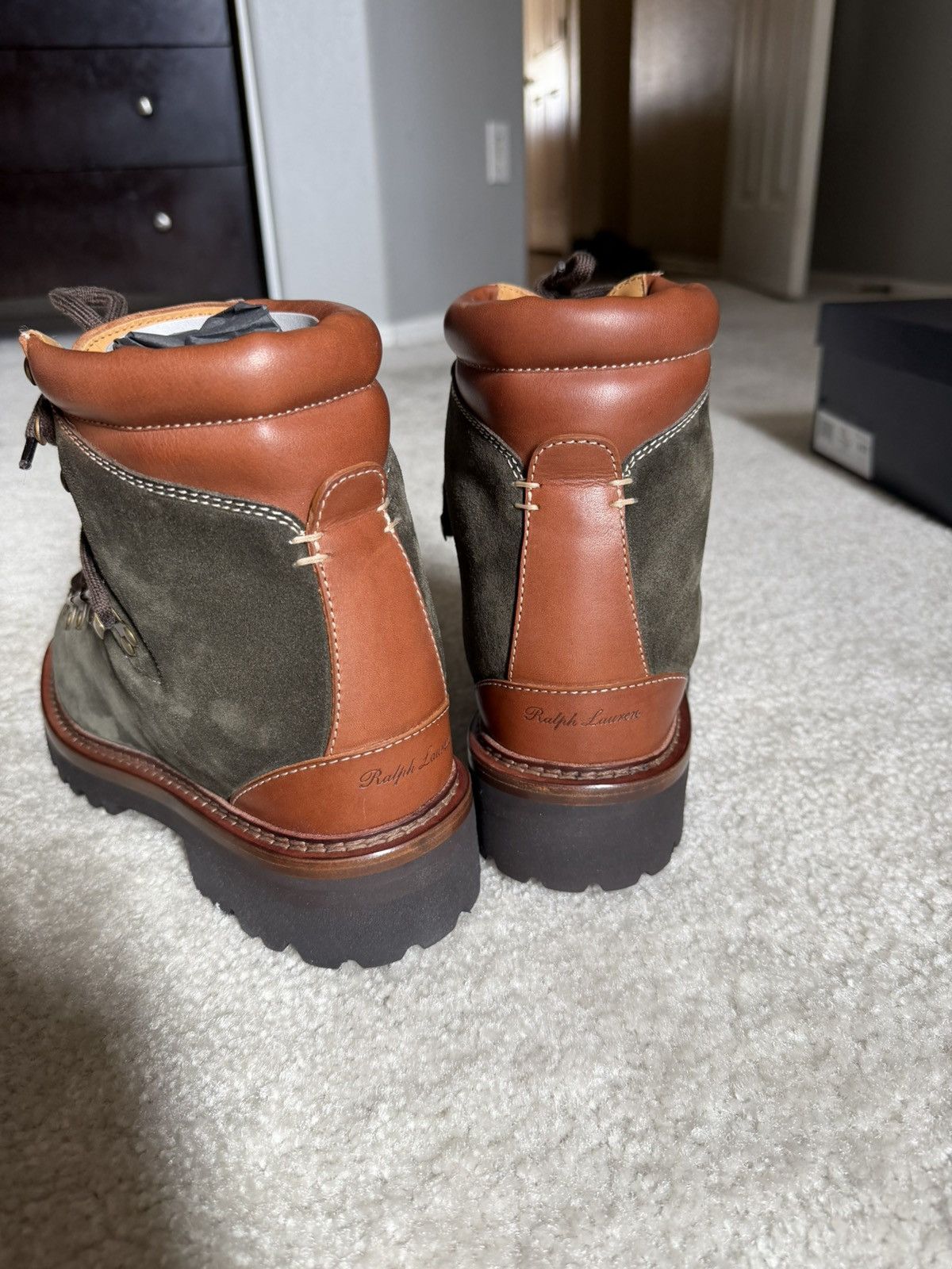 Ralph Lauren Purple Label Ralph lauren purple label Cortina Suede Hiking-Style Boots Size US 8.5 / EU 41-42 - 3 Thumbnail