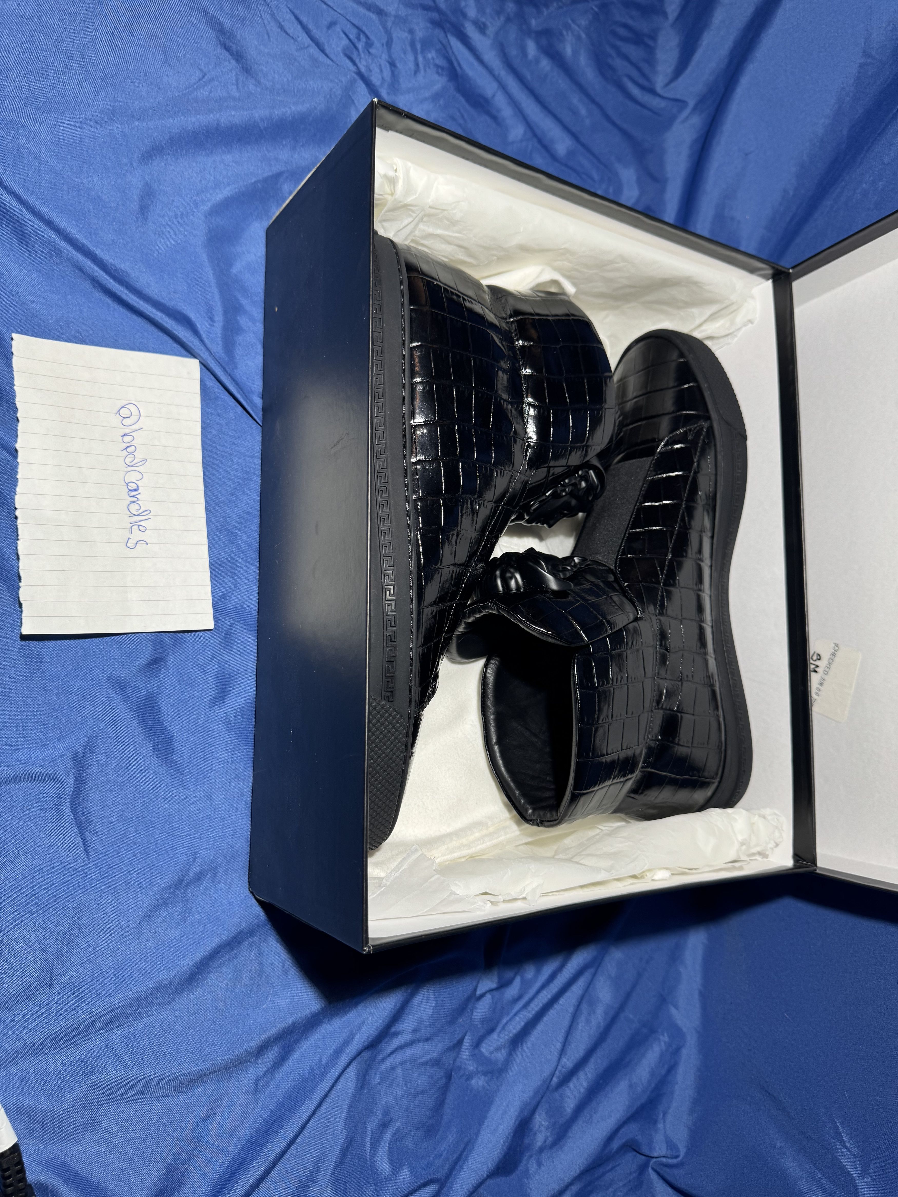 Versace Versace alligator leather boots medusa head size 42 Size US 9 / EU 42 - 6 Thumbnail