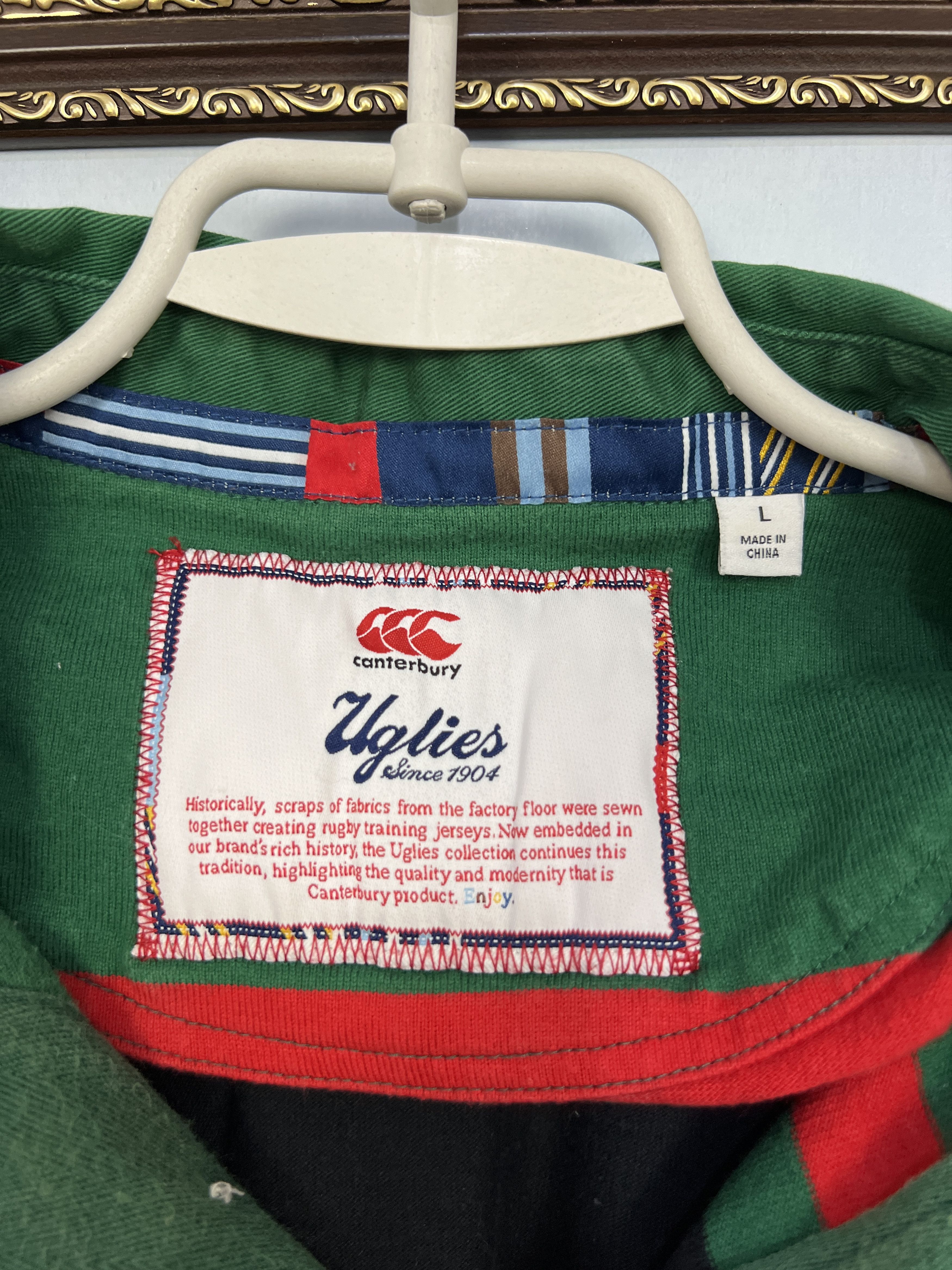 Canterbury of New Zealand Canterbury Leicester Tigers Rugby Union Jersey Mens Polo Size US L / EU 52-54 / 3 - 6 Thumbnail