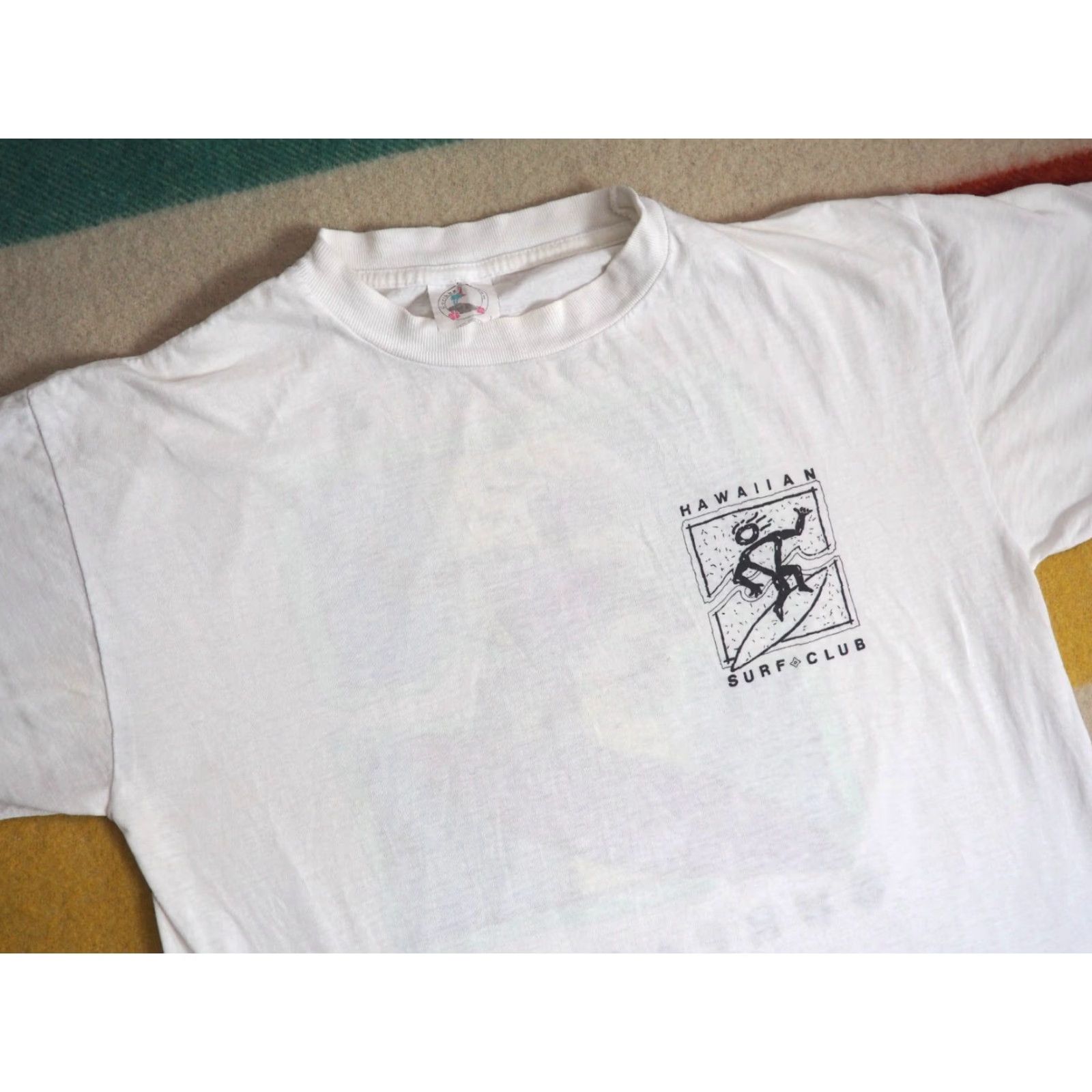 Vintage VTG 90s Caribbean Dreams T-Shirt Shirt Mens M White Tees Surf Club Hawaii Beach Retro Graphic Tee 90s Mens Size US M / EU 48-50 / 2 - 2 Thumbnail
