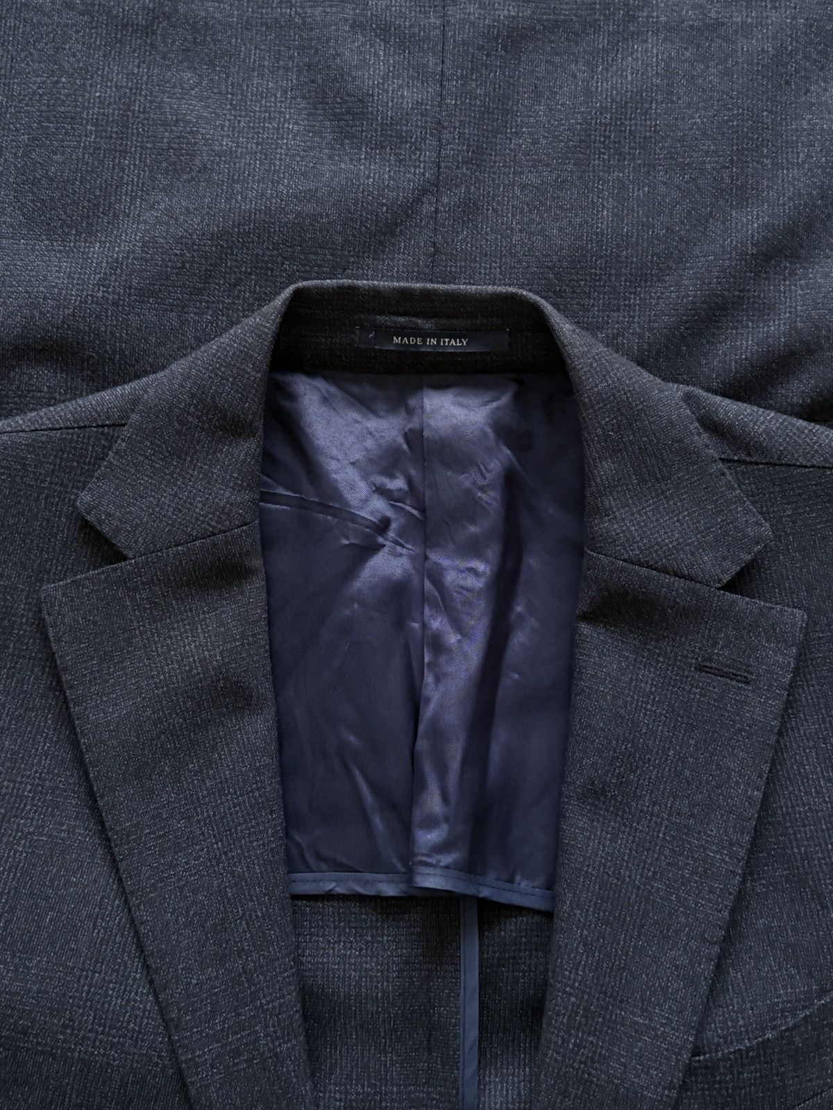 Boggi Boggi Milano Navy Blue Wool Blazer Jacket Size 50 Size 40R - 3 Thumbnail