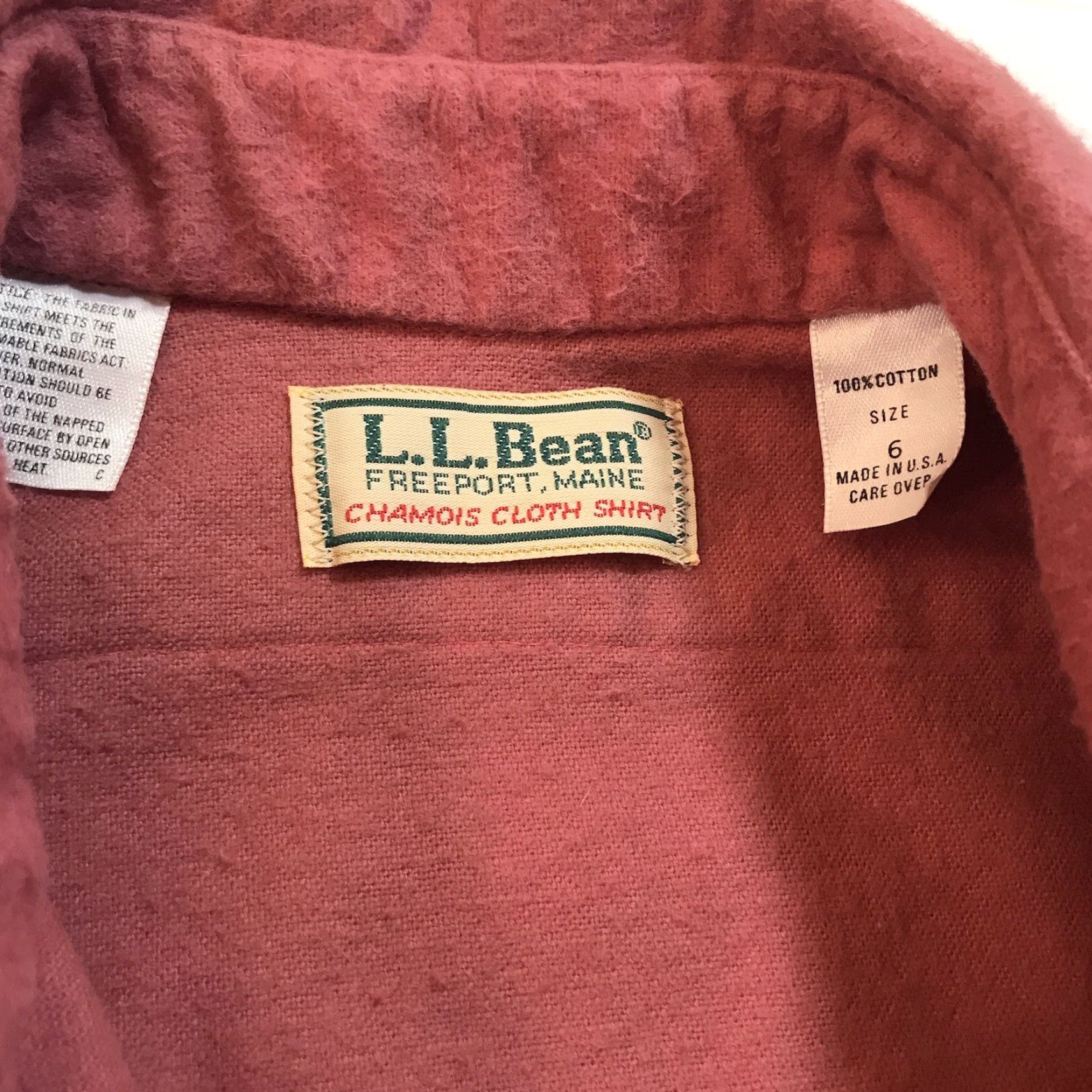 Vintage VINTAGE L.L. Bean Women's Flannel Button-Up Shirt Pink Sz 6 Casual 80s 90s Size M / US 6-8 / IT 42-44 - 2 Thumbnail