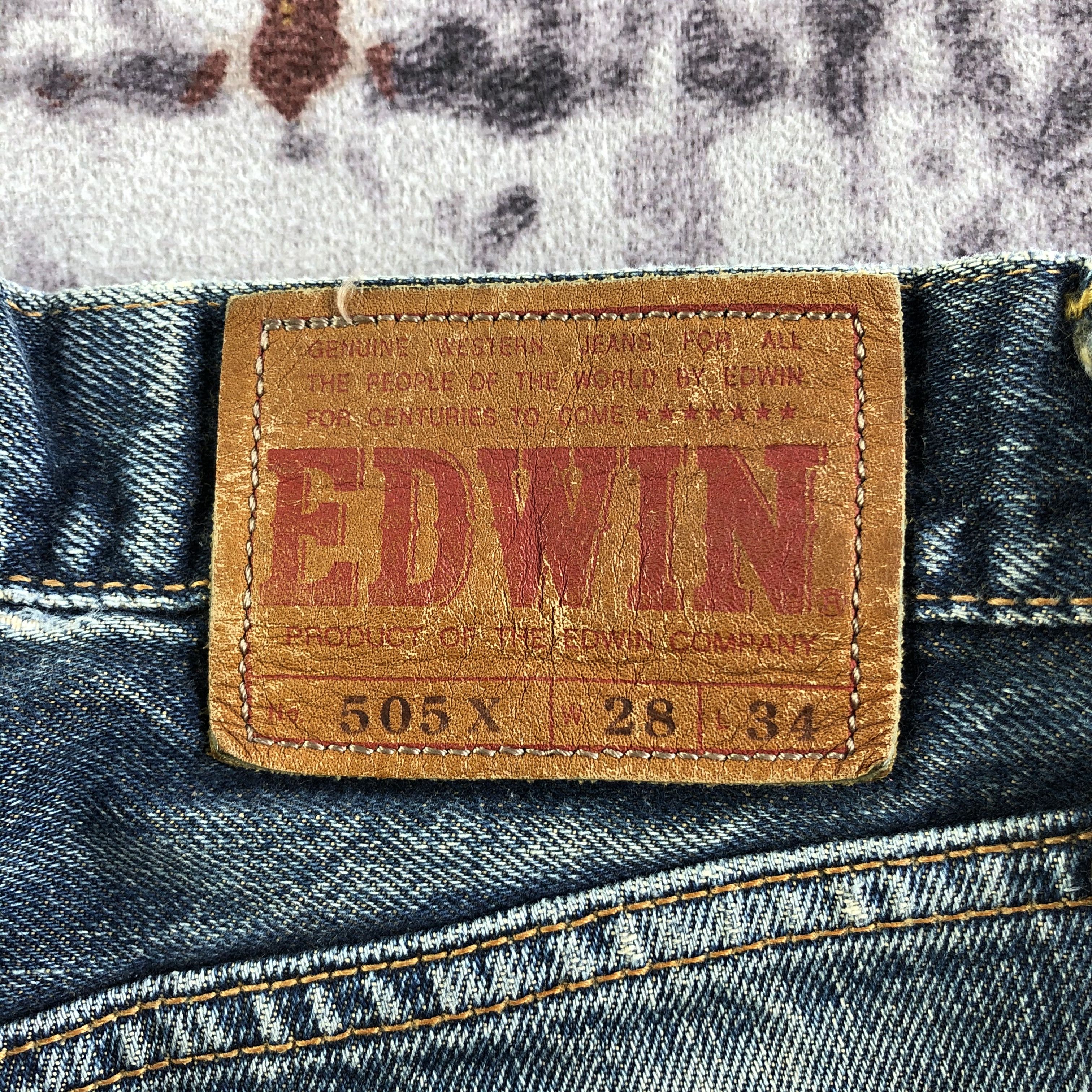 Edwin Vintage Blue Wash Edwin 505 Selvedge Jeans-JM3650 Size US 28 / EU 44 - 5 Thumbnail
